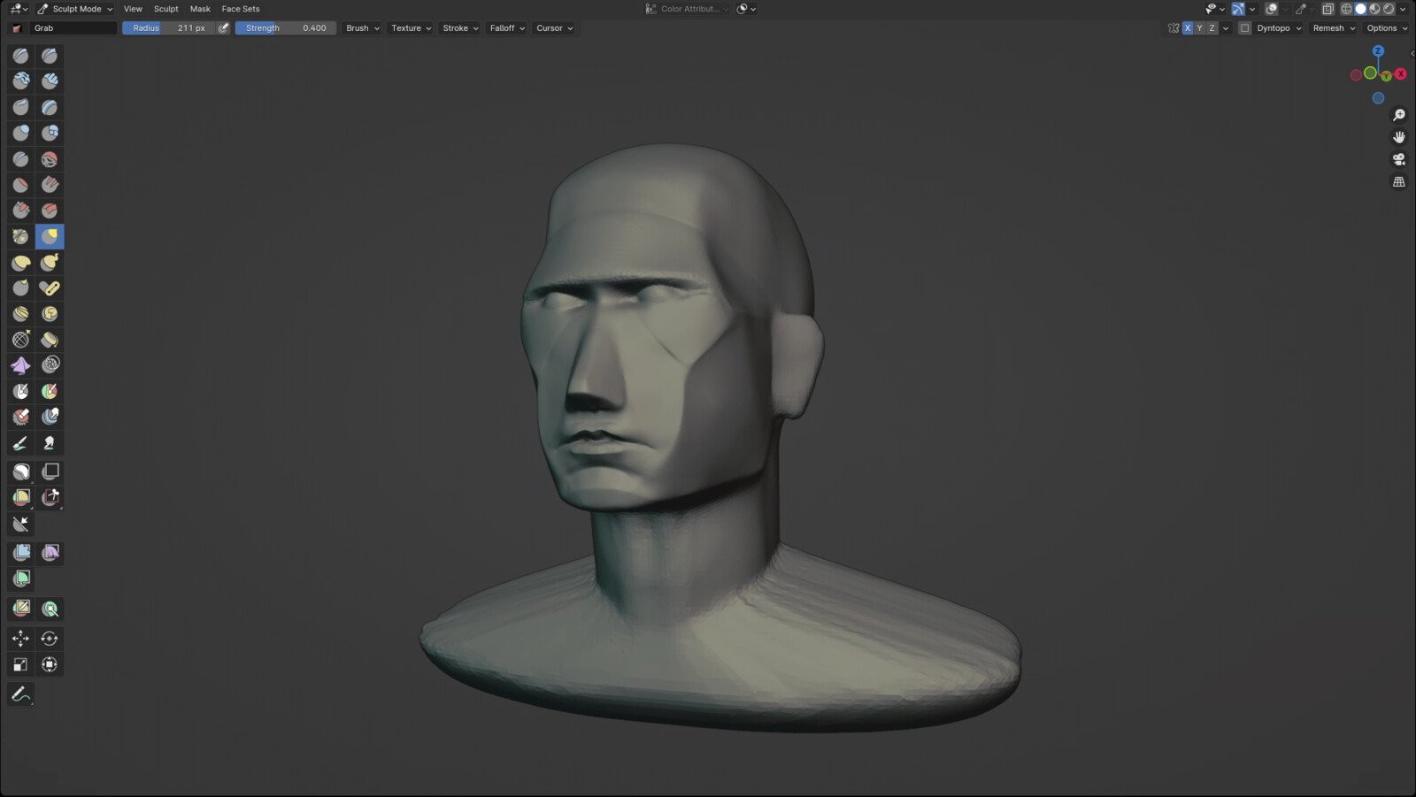 WIP sculpting