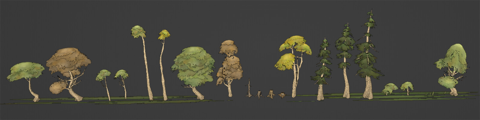 For Example Forests and Vegetation.