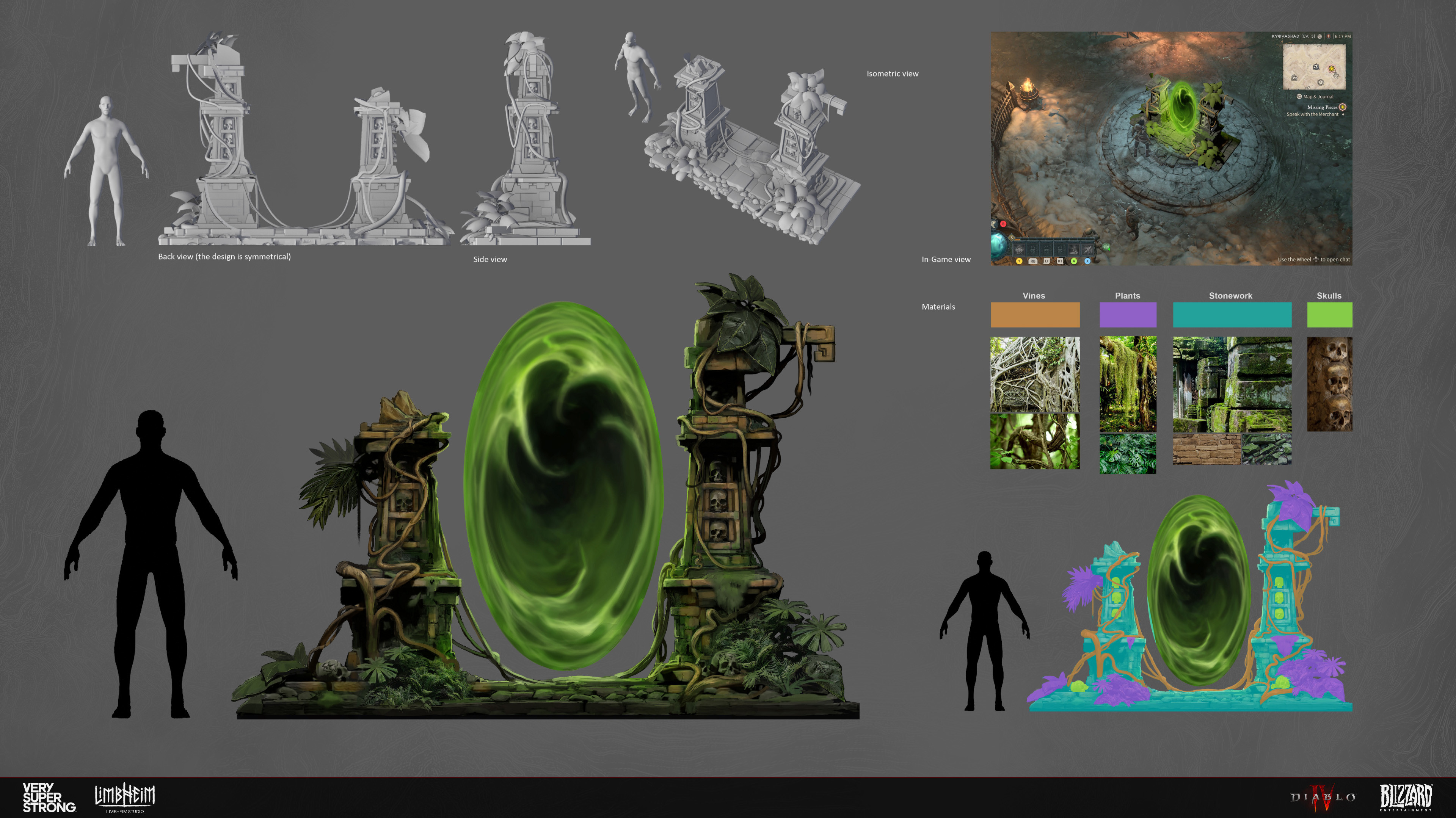 ArtStation - Diablo IV Concept Art: Nahantu Themed Town Portal​