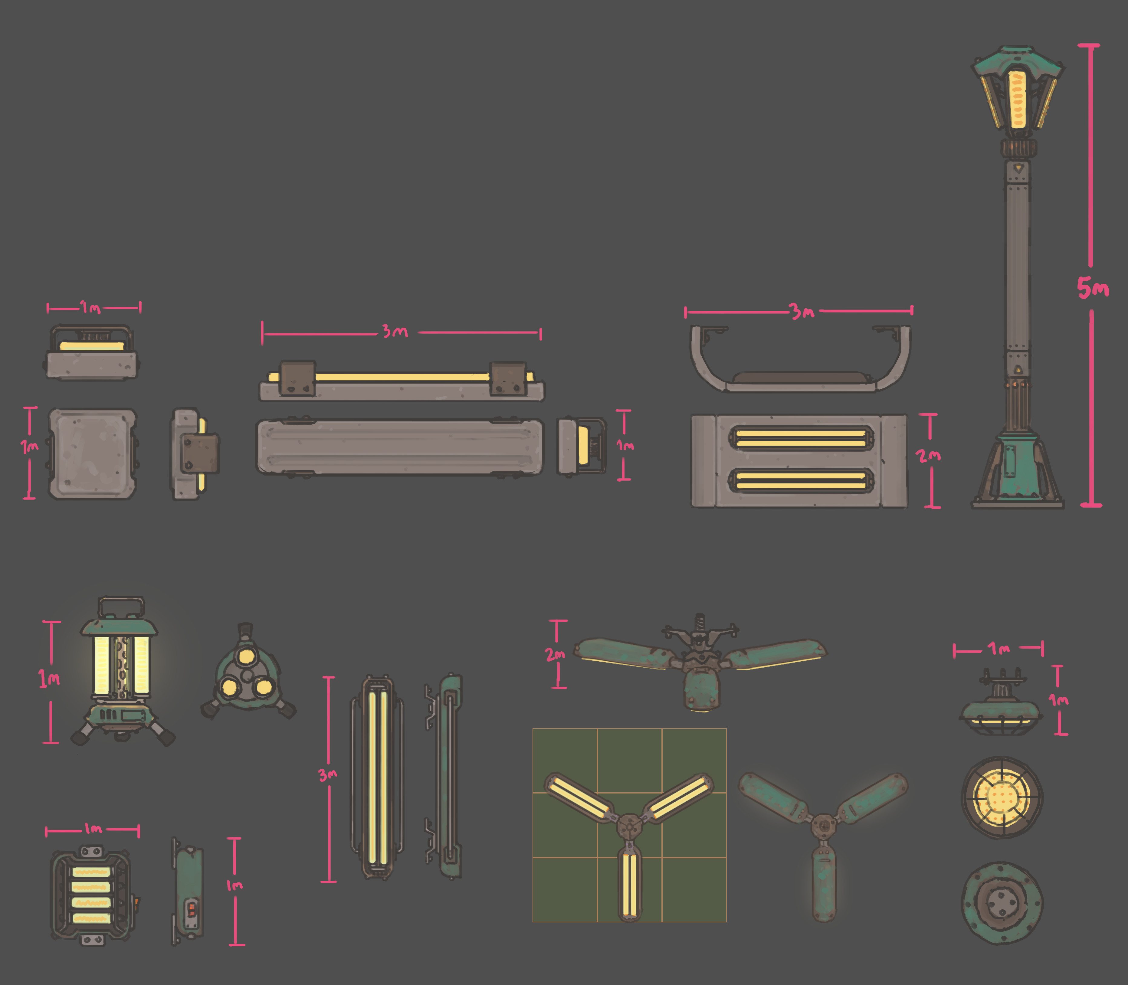Light kit for base building