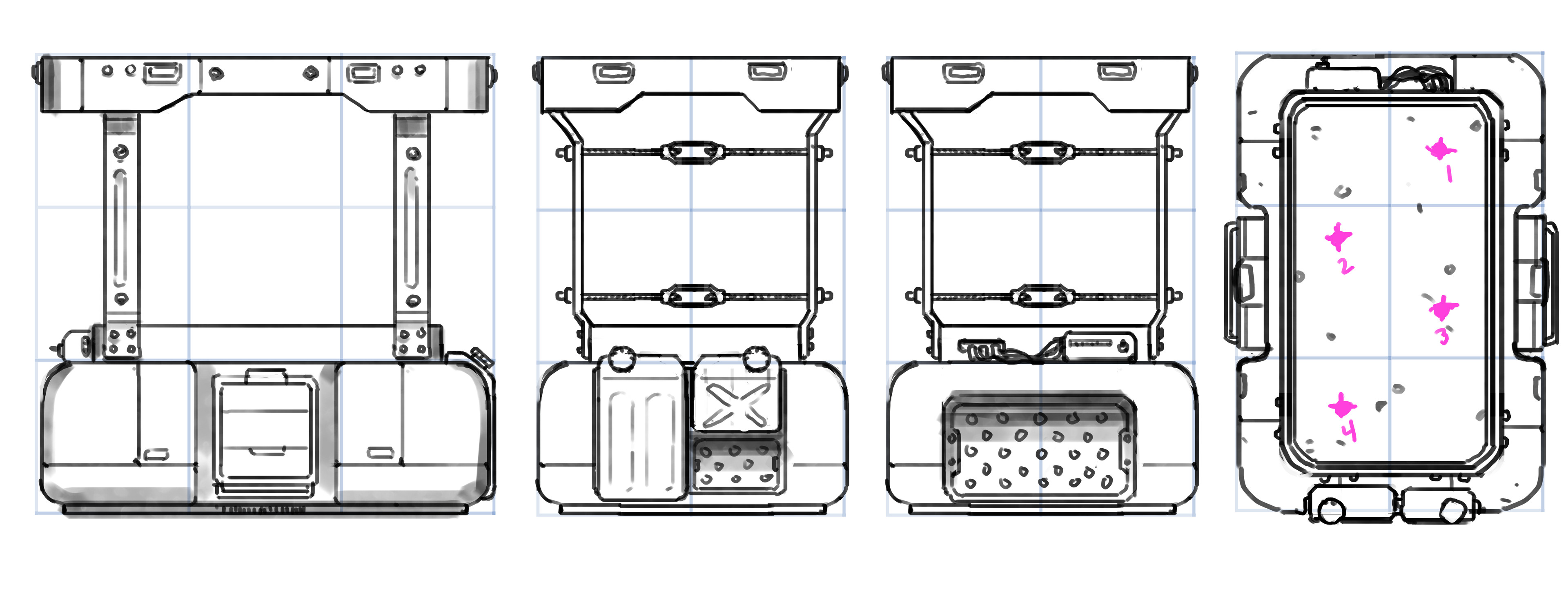 A later iteration of the Planter, which more-or-less stayed the same as my earlier design.