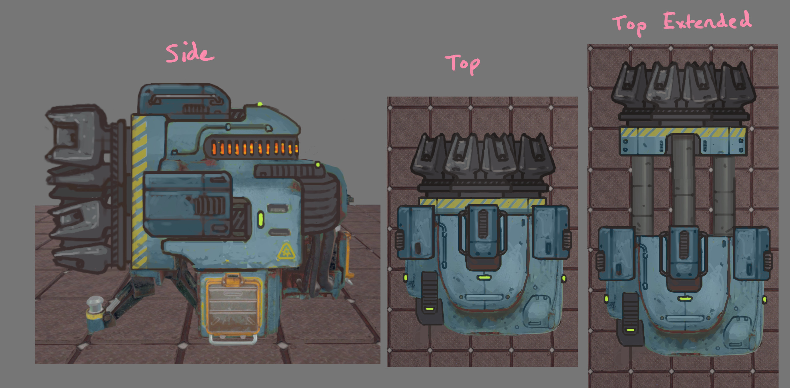 Final concept for the Blast Drill