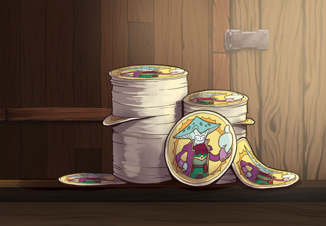 Stacks of Stickers
