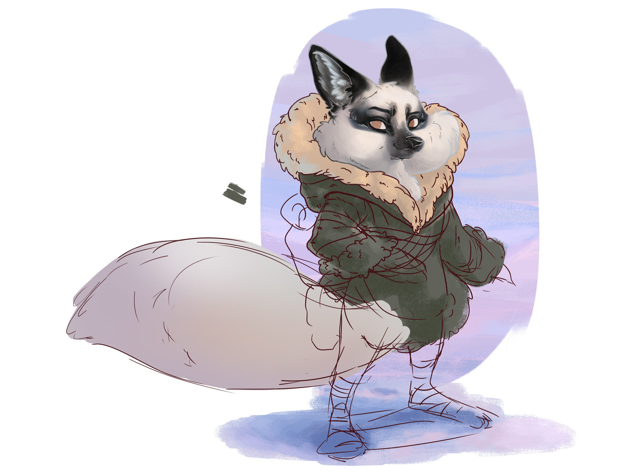 Block-in with more colors.