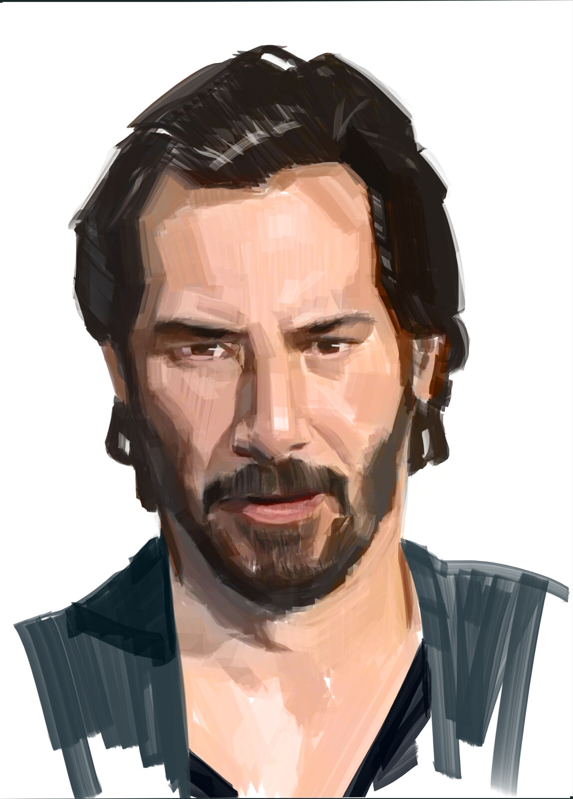 Keanu Sketch + Timelapse
