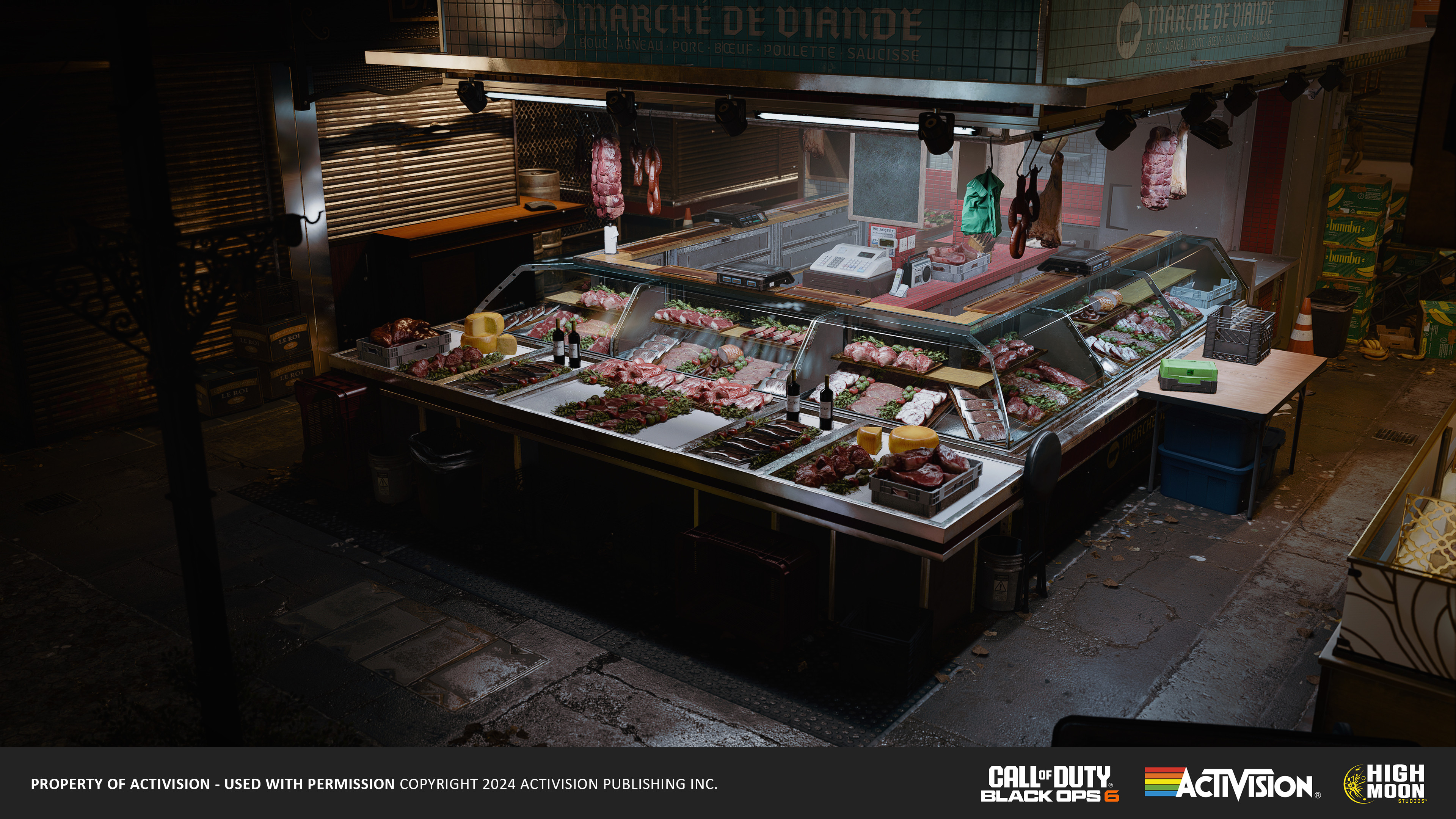 Market: Responsible for world material, props and scans.