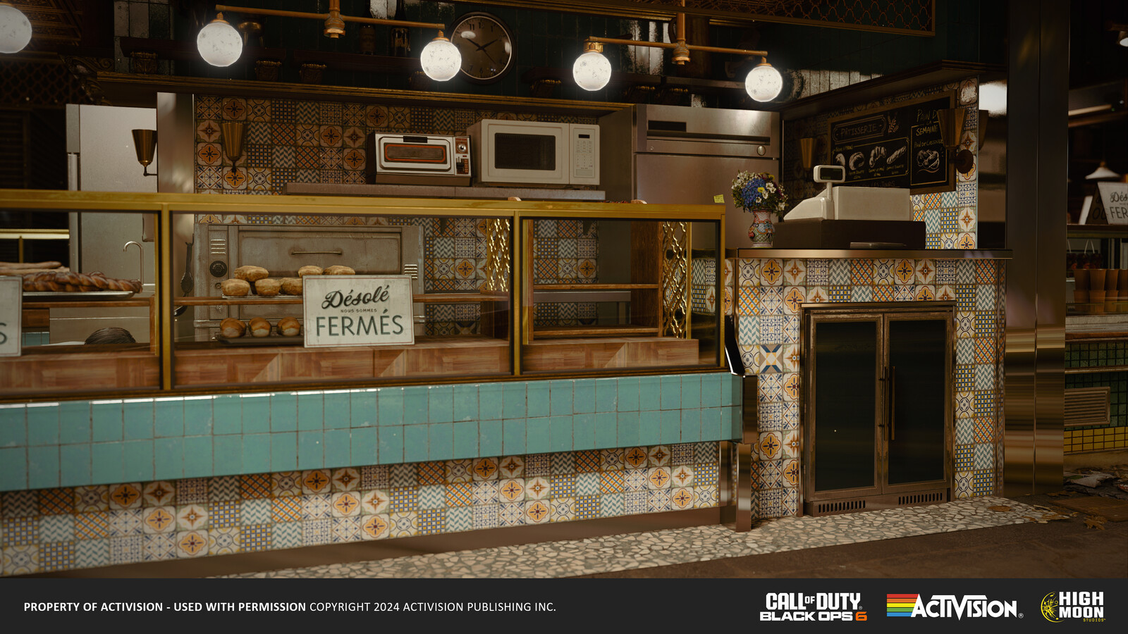 Market: Responsible for the ornate tile material.