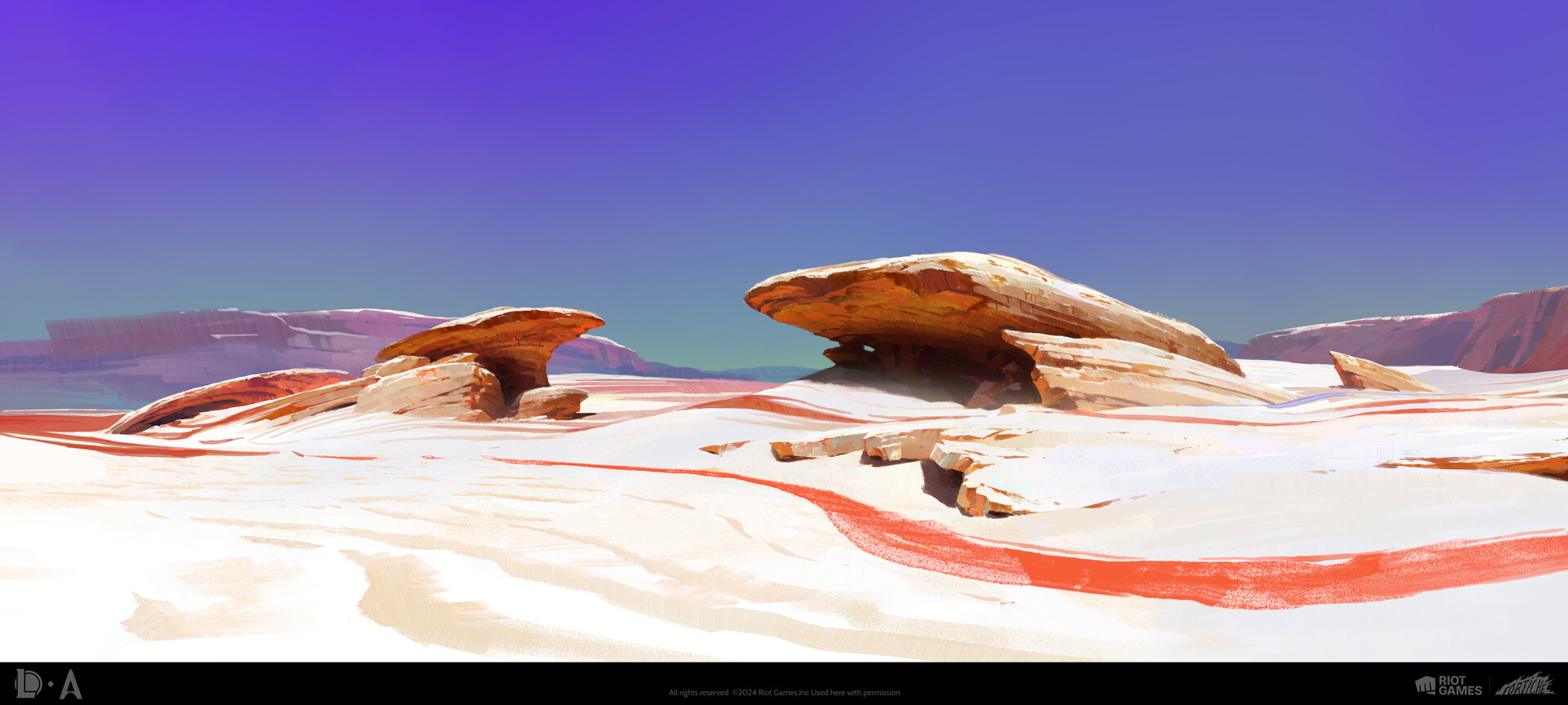 ARCANE Blood, Sweat and Tears Desert Backgrounds Naïm Bonnot & Thibaud Delaperche artof