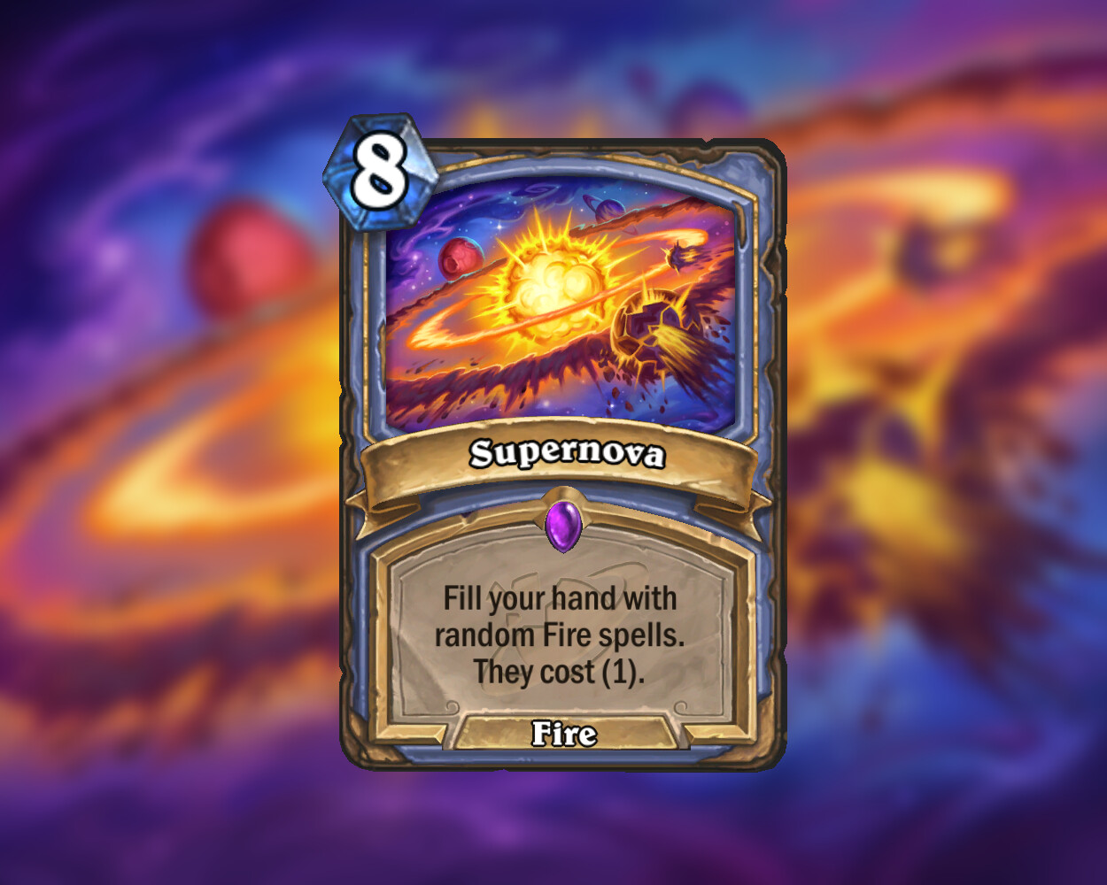 Supernova card