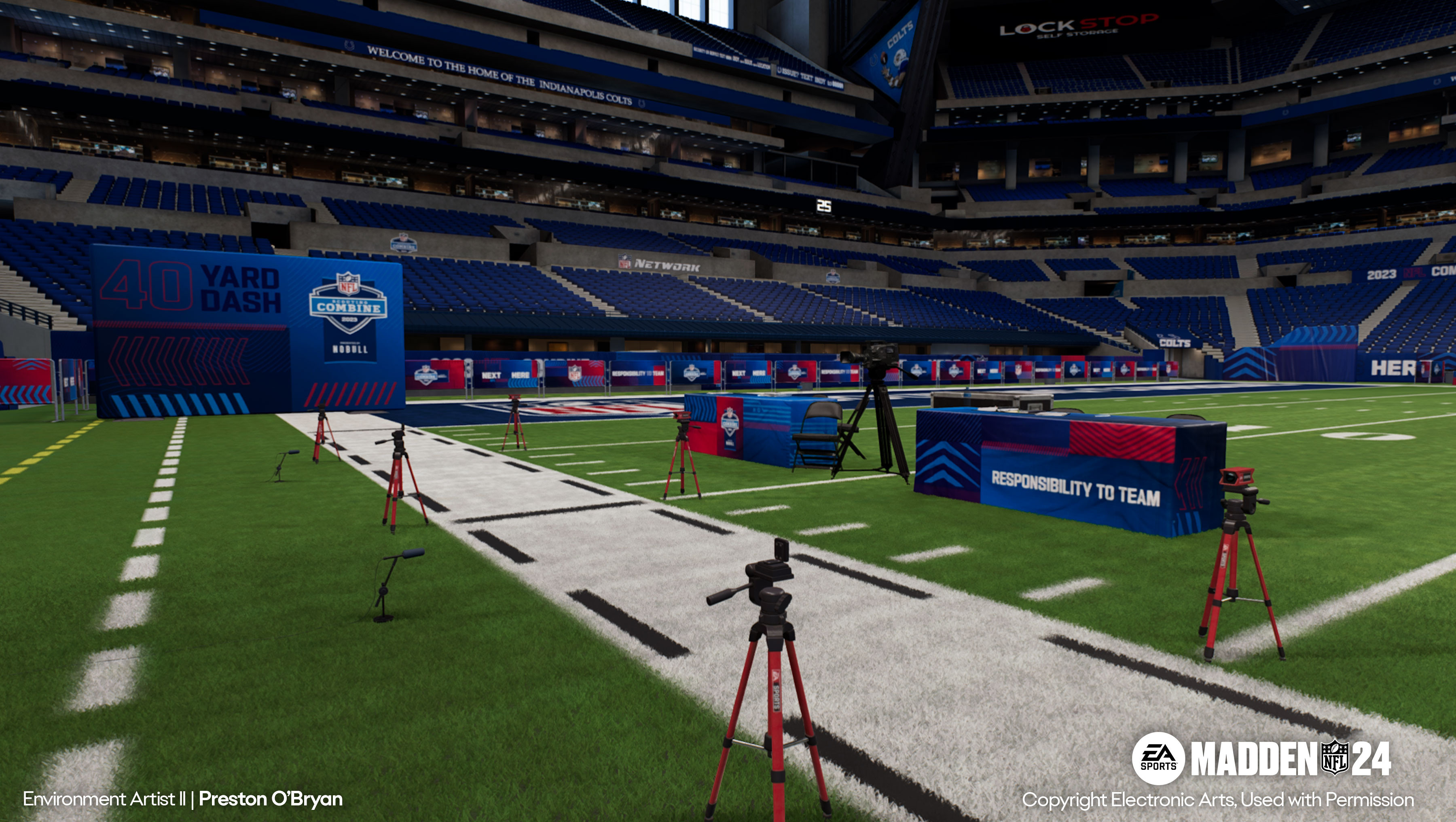 Provided environment direction and reviews on this stadium done by Carolina Damian Fernandez.