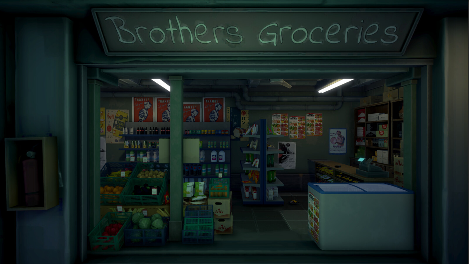 Opened Grocery Store