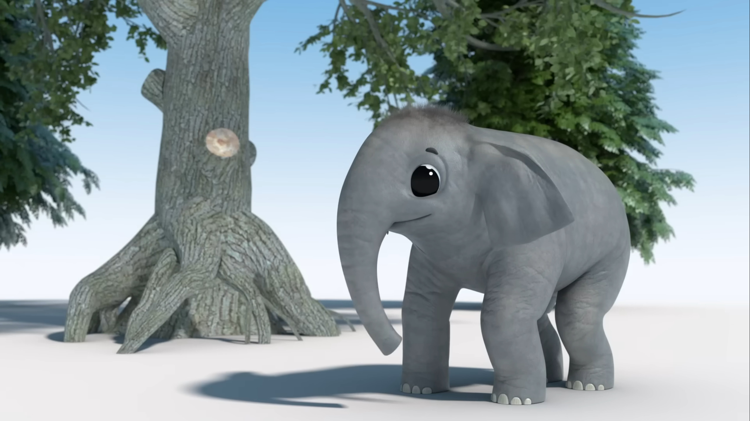 Responsible for elephant modelling and shading and all environment art.