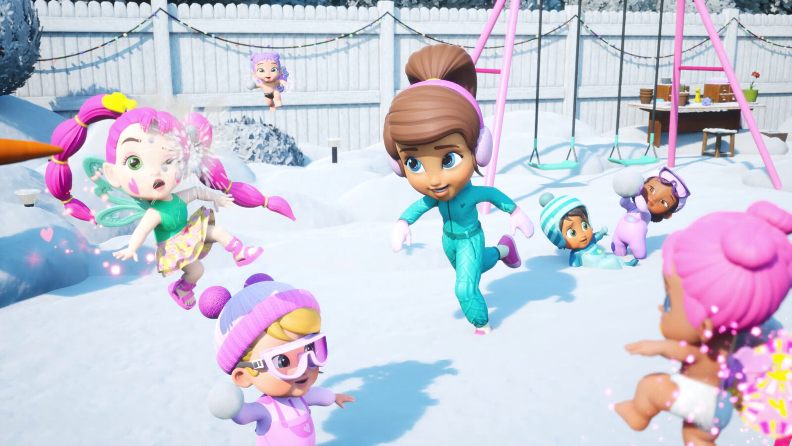 Backyard (Winter) - Responsible for characters and environment (modelling and shading).
