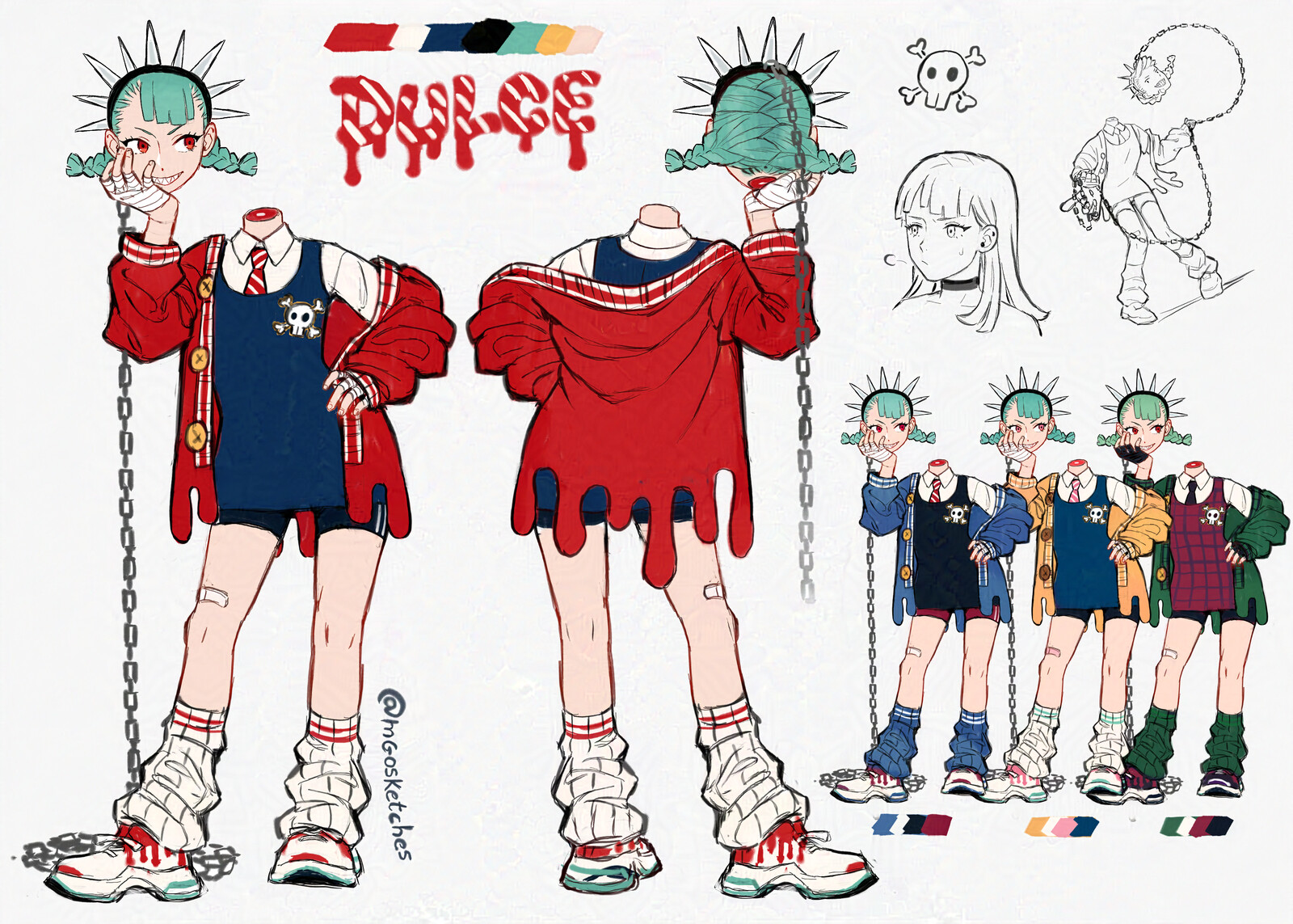 Dulce's character sheet