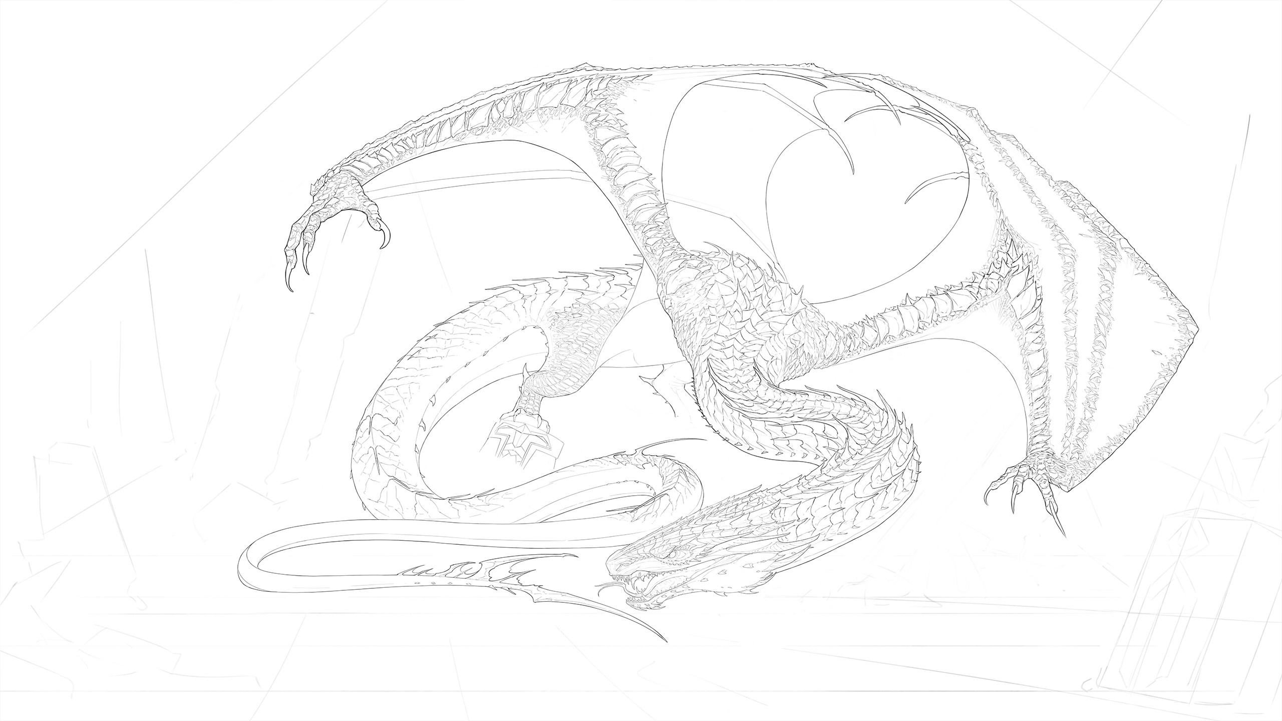 Lines for the final composition