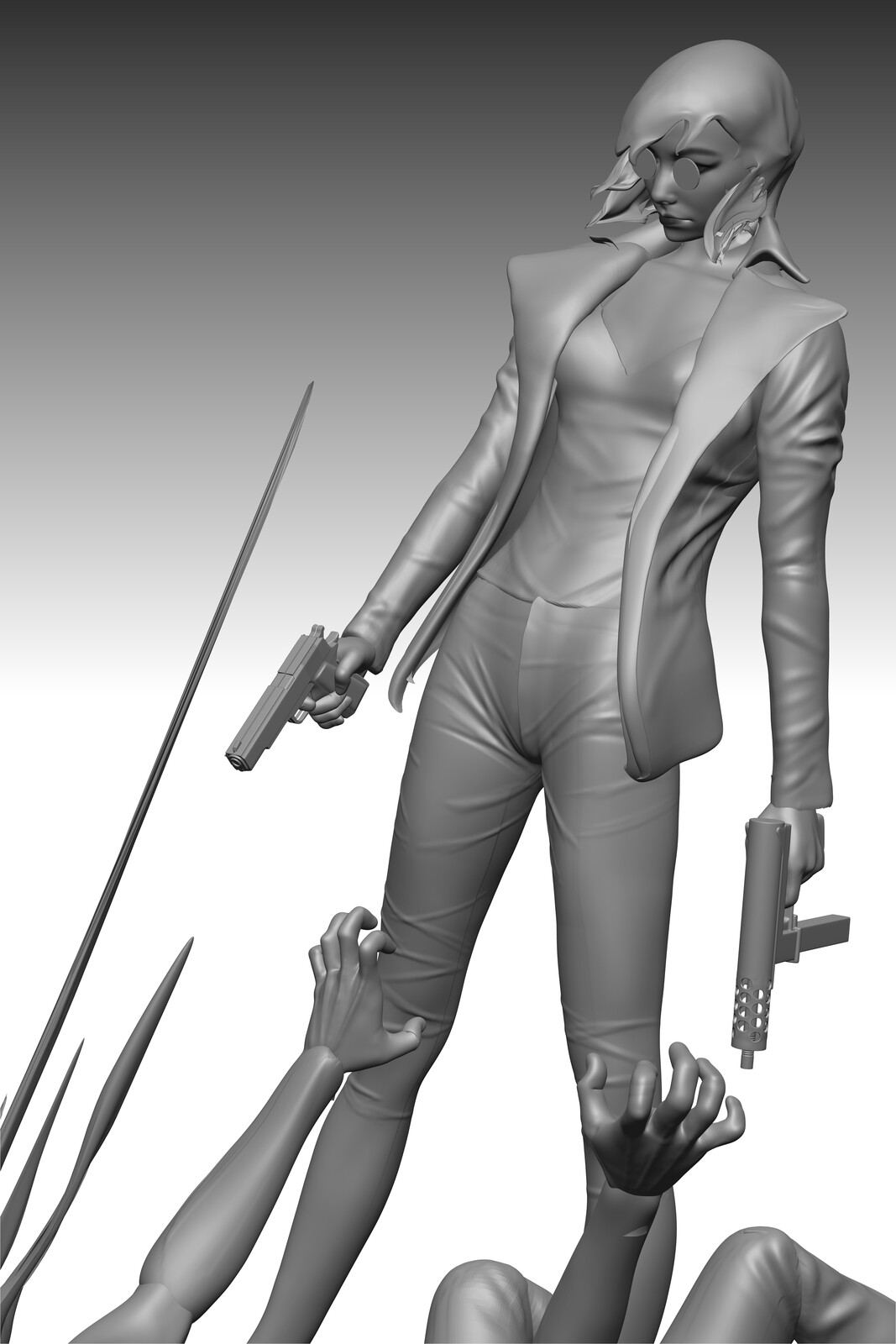 3D Zbrush Render Base