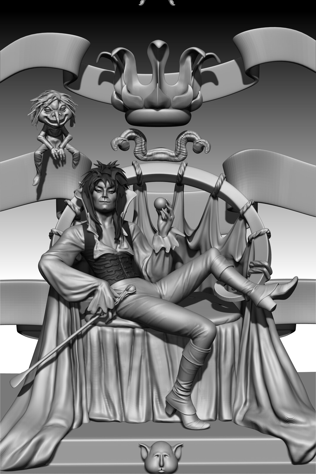 3D Zbrush Render base