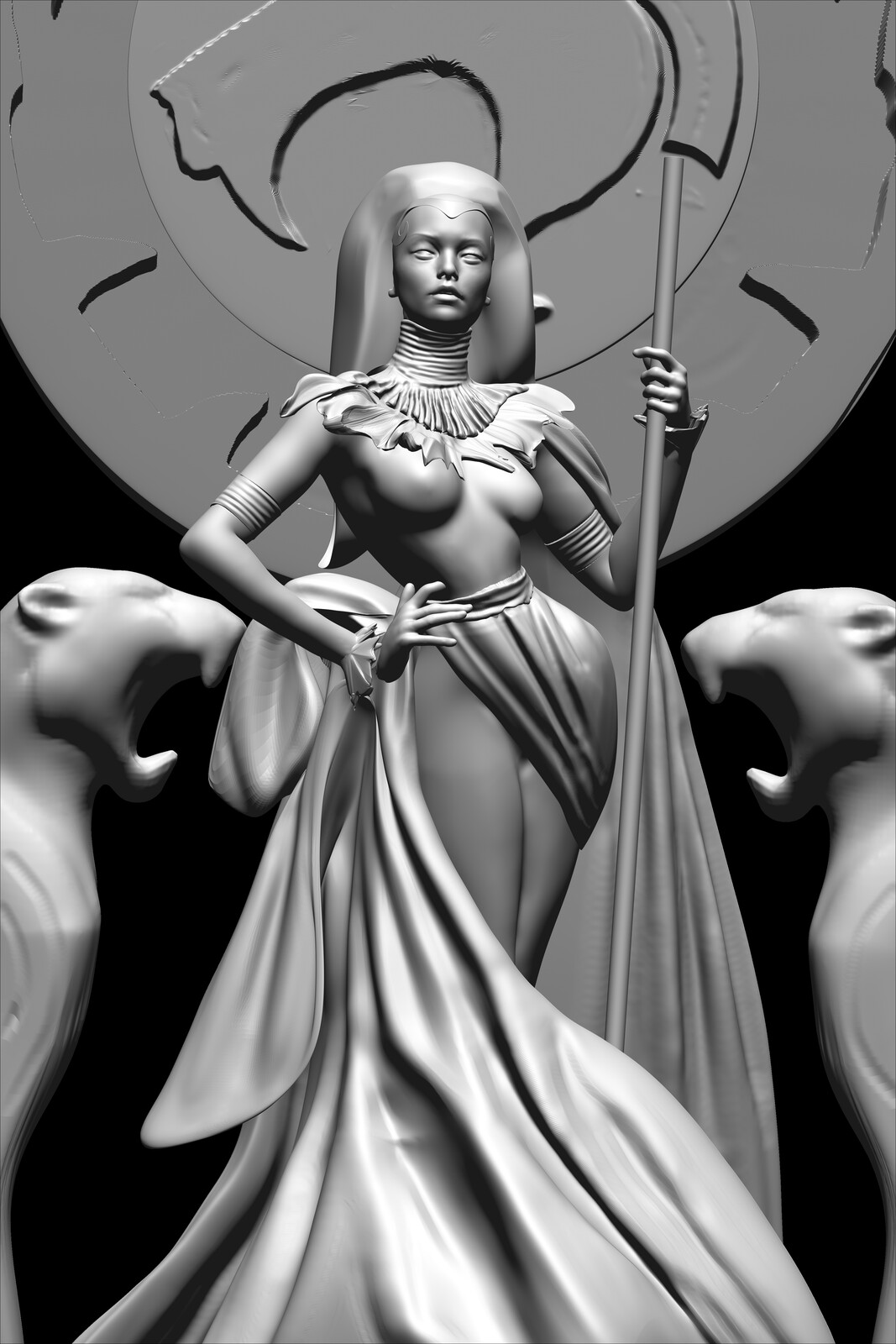 3D Zbrush Render Base