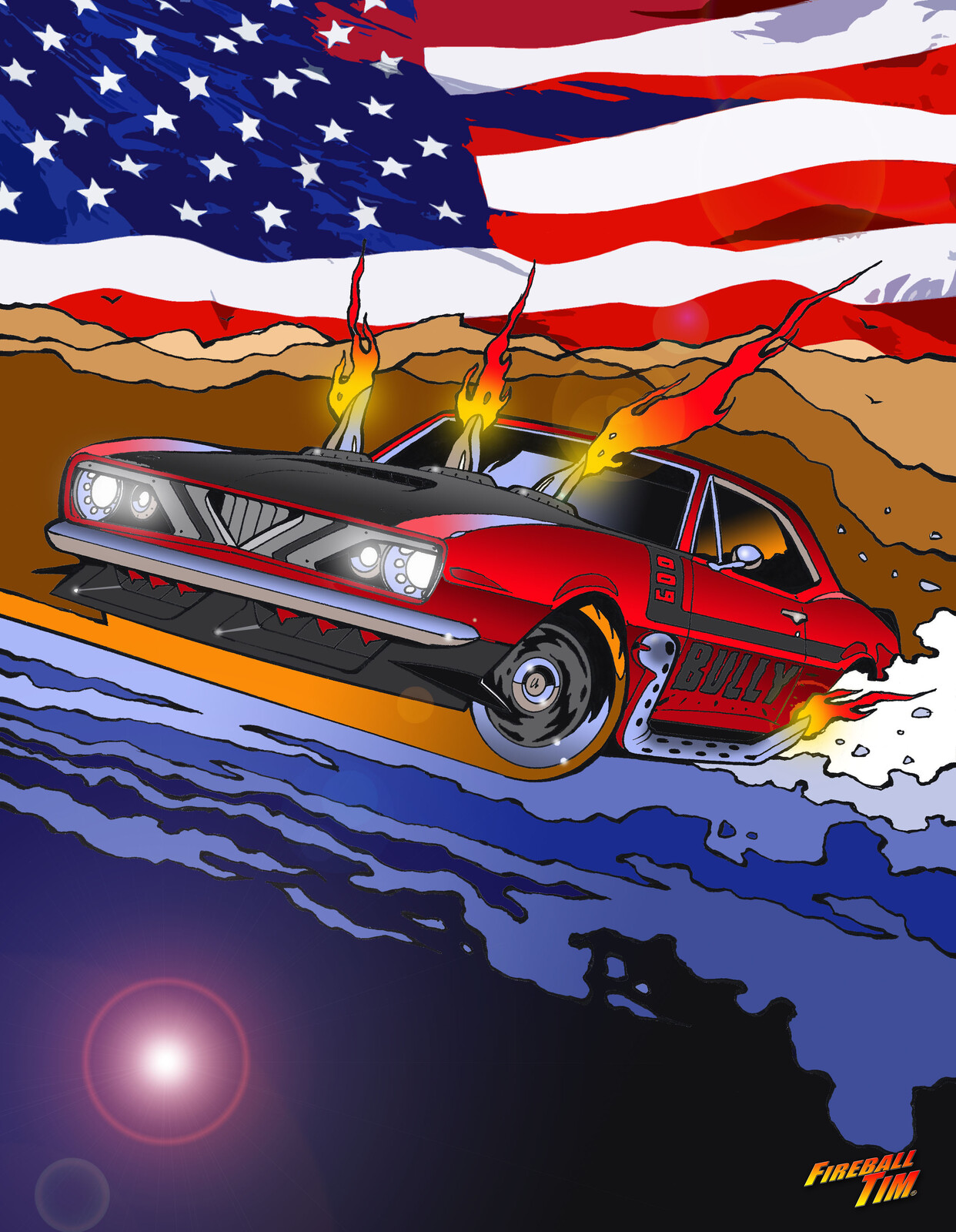 1968 Custom Chevy Camaro Patriot Commission