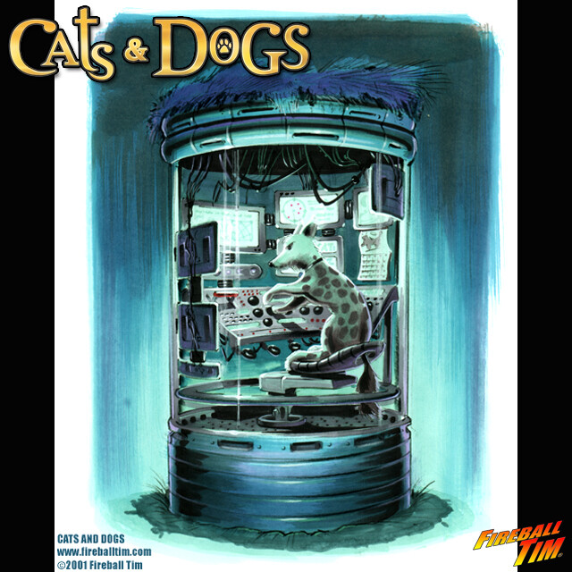 Concept Art for the film CATS AN DOGS