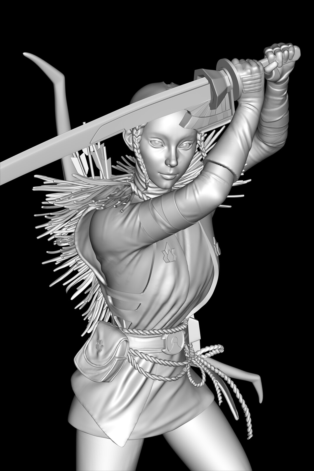 3D Zbrush Render base