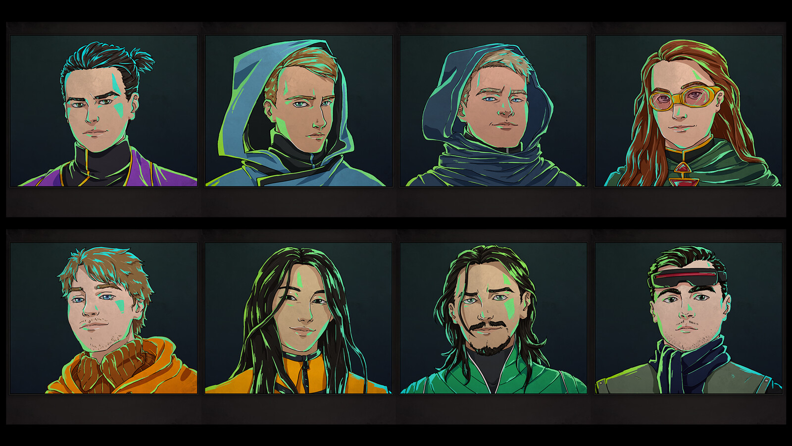 I drew pictures of my team. From left to right:
Anton, Alexander, David, Elvira, Emil, Hanna, Isak, Joakim