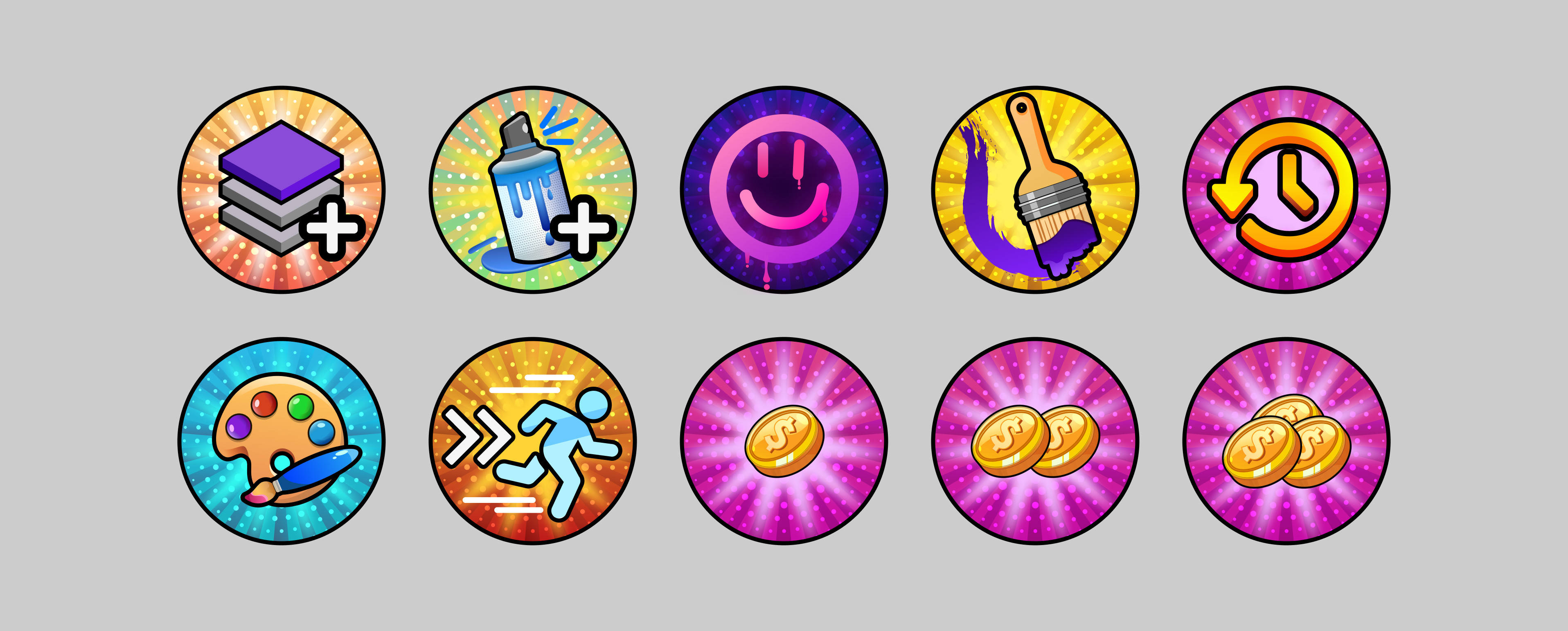 Badges/shop icons