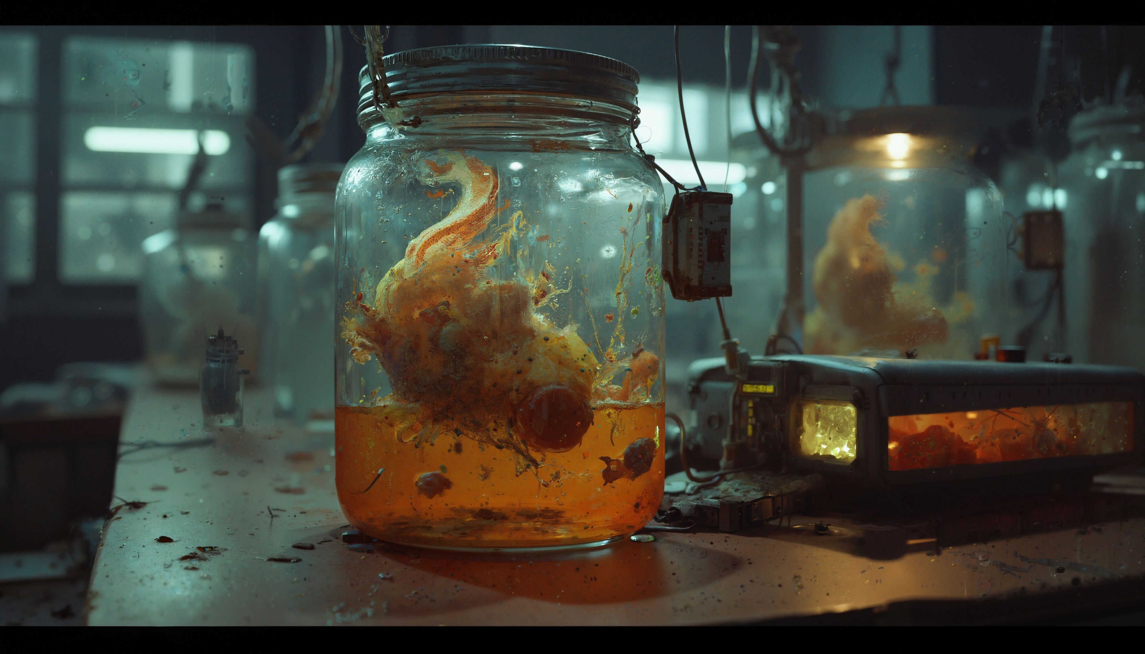 Jar thing Image Generated locally using ComfyUI with Flux model