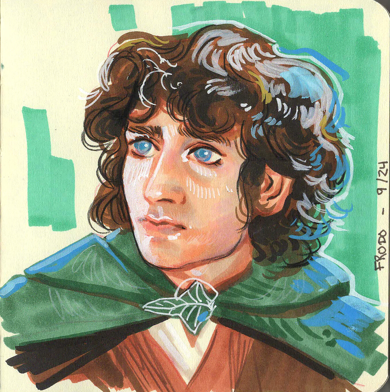 Markers on Paper