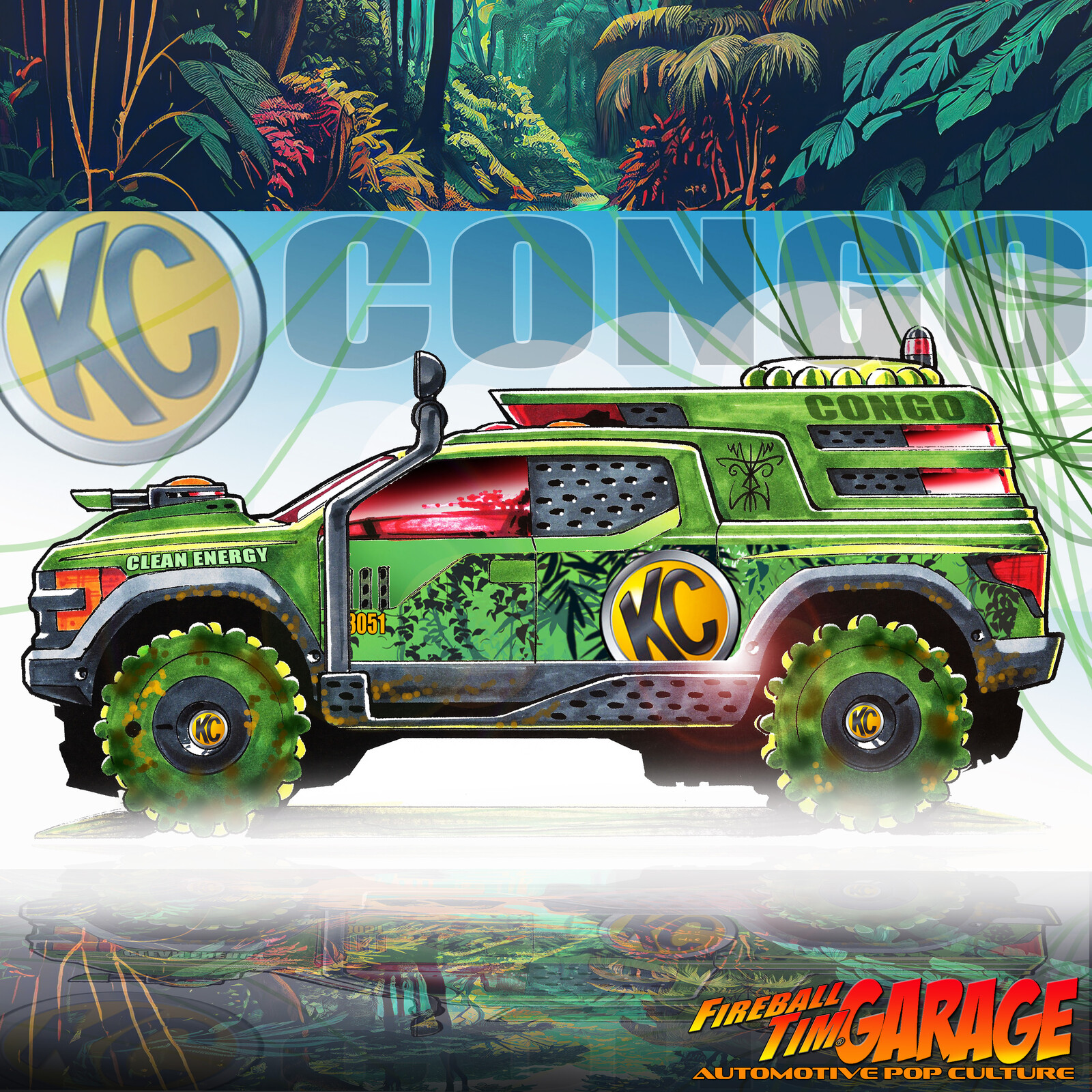 Congo Truck Fireball Tim Garage is Automotive Pop Culture Cars