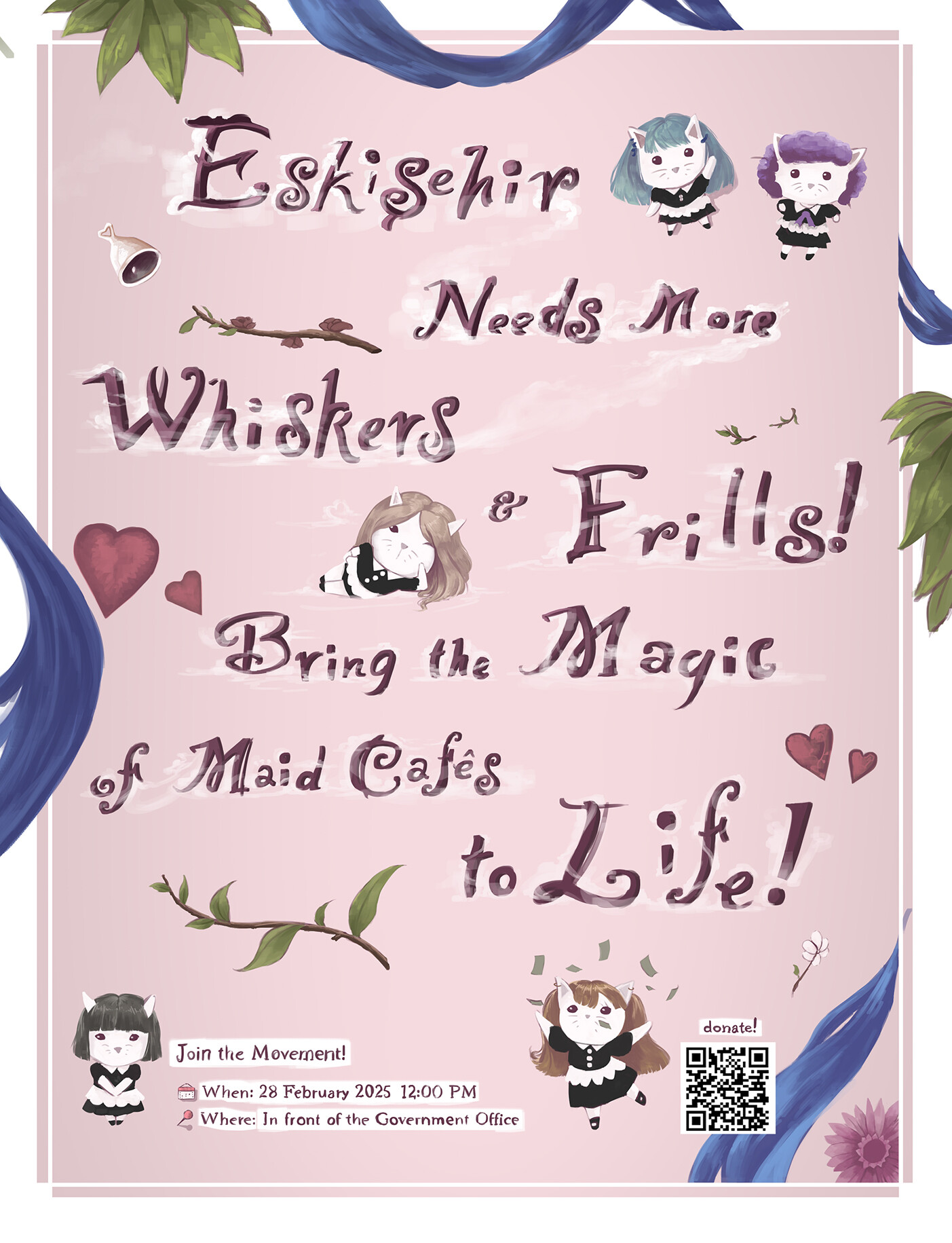 Poster of Maid Cafes by Bahadır Atcı