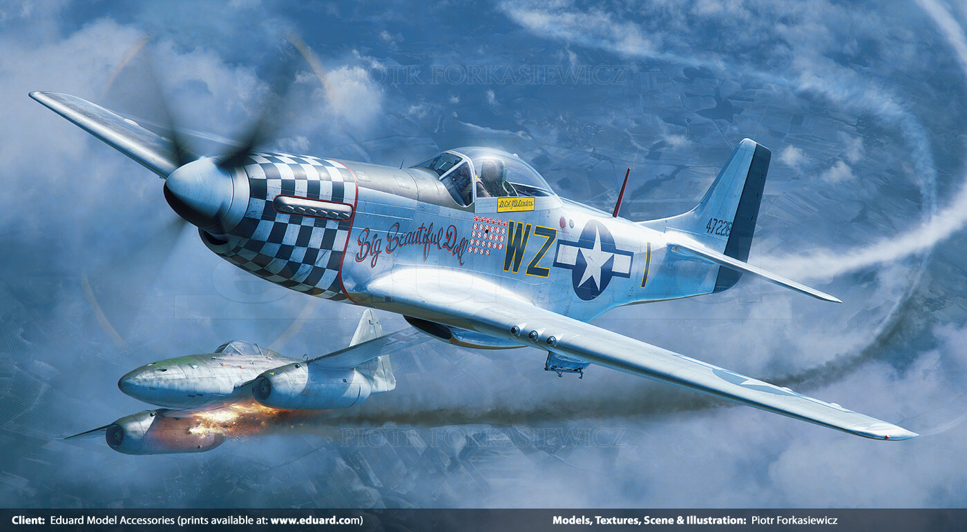 Piotr Forkasiewicz - Big Beautiful Doll - P-51D Mustang Boxart