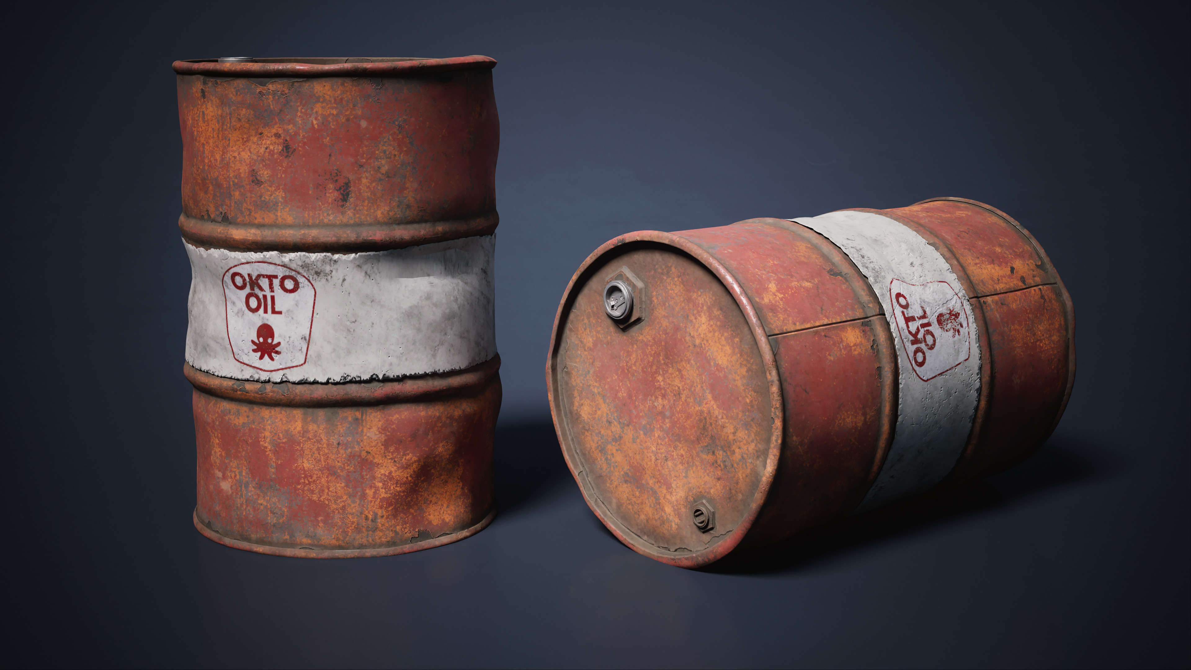Oil Can Sculpted in Zbrush