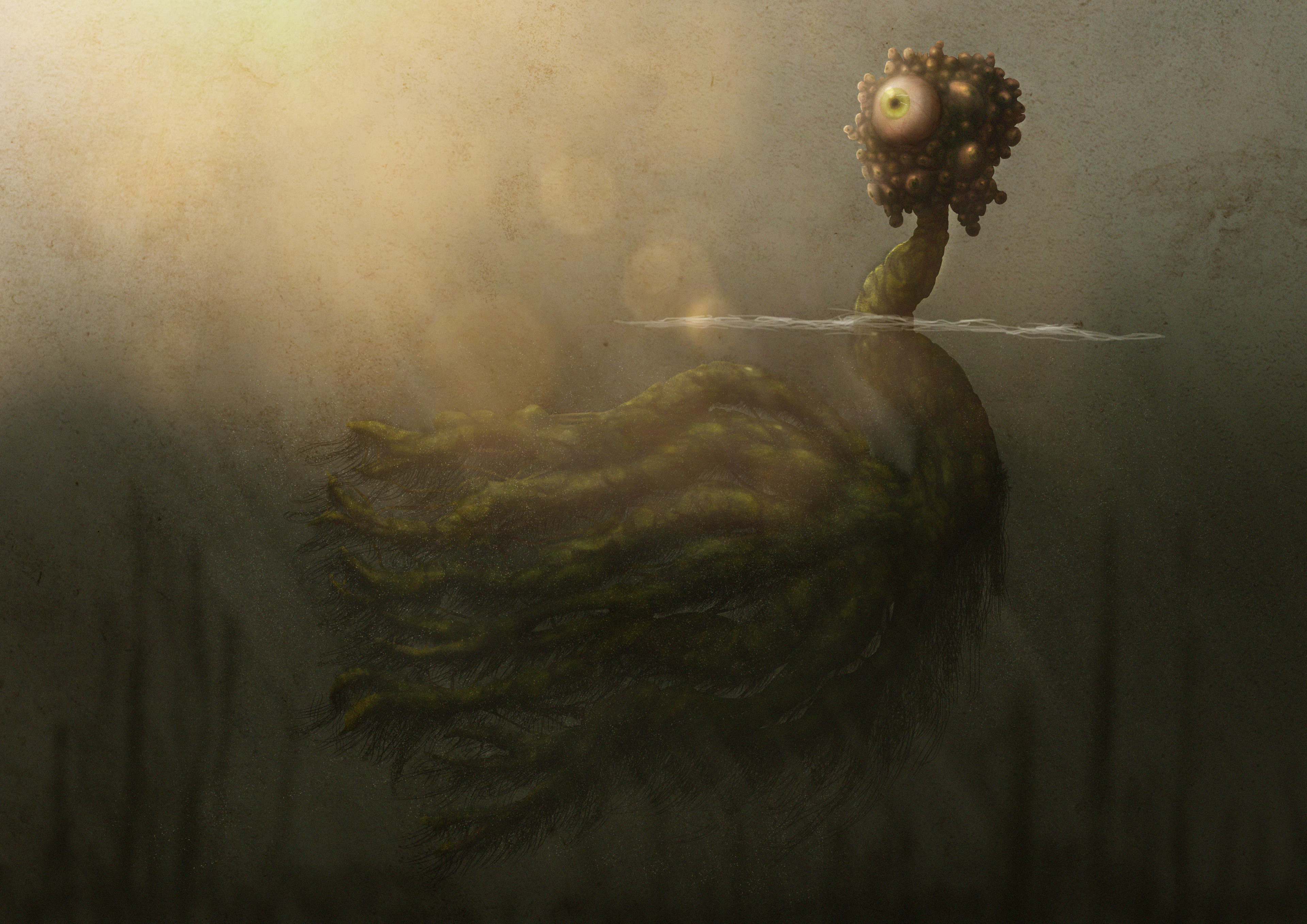 First concept for the God of the Swamp
