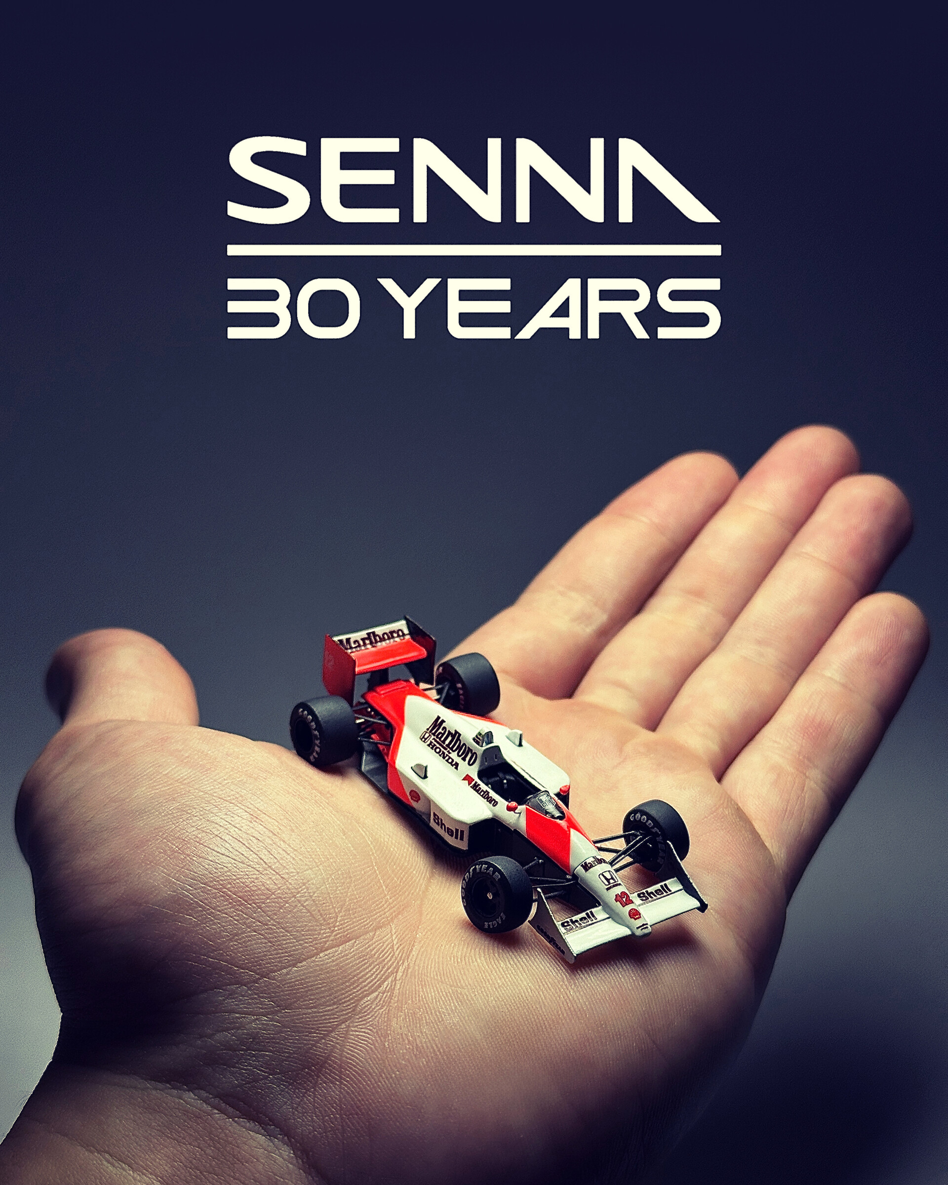 ArtStation - 1/64 scale 3D printed McLaren MP4/4 | GC PROJECT