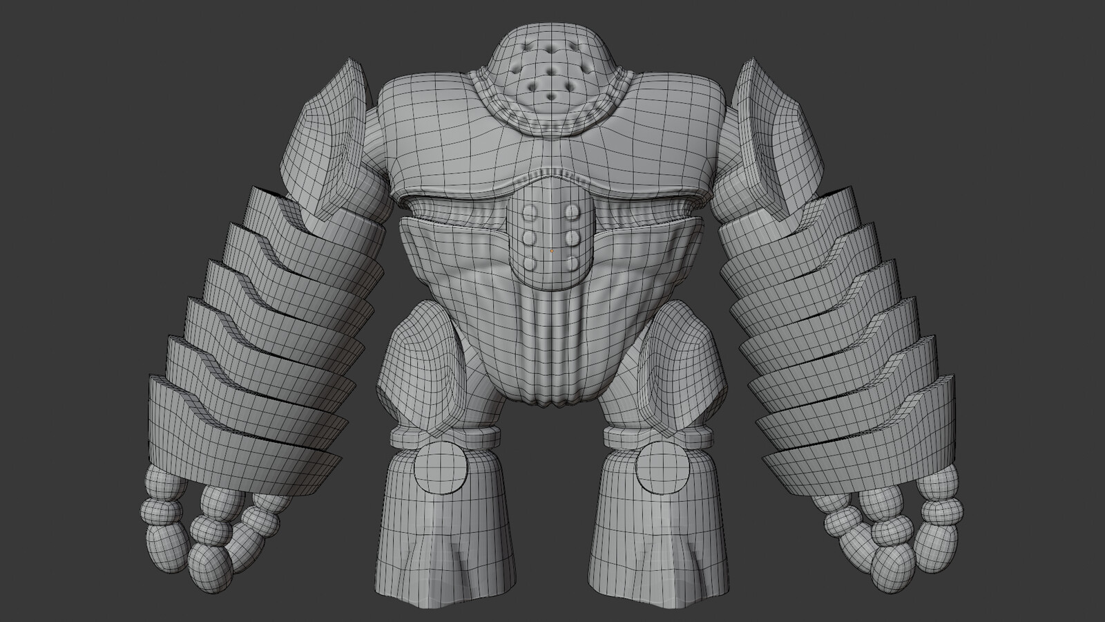 Unsubdivided Wireframe