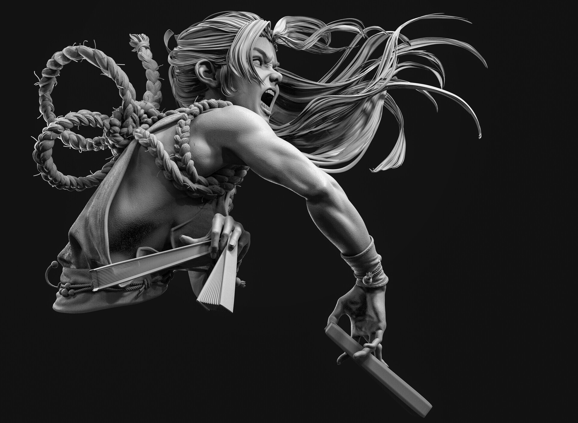 ArtStation - Mai Shiranui不知火舞