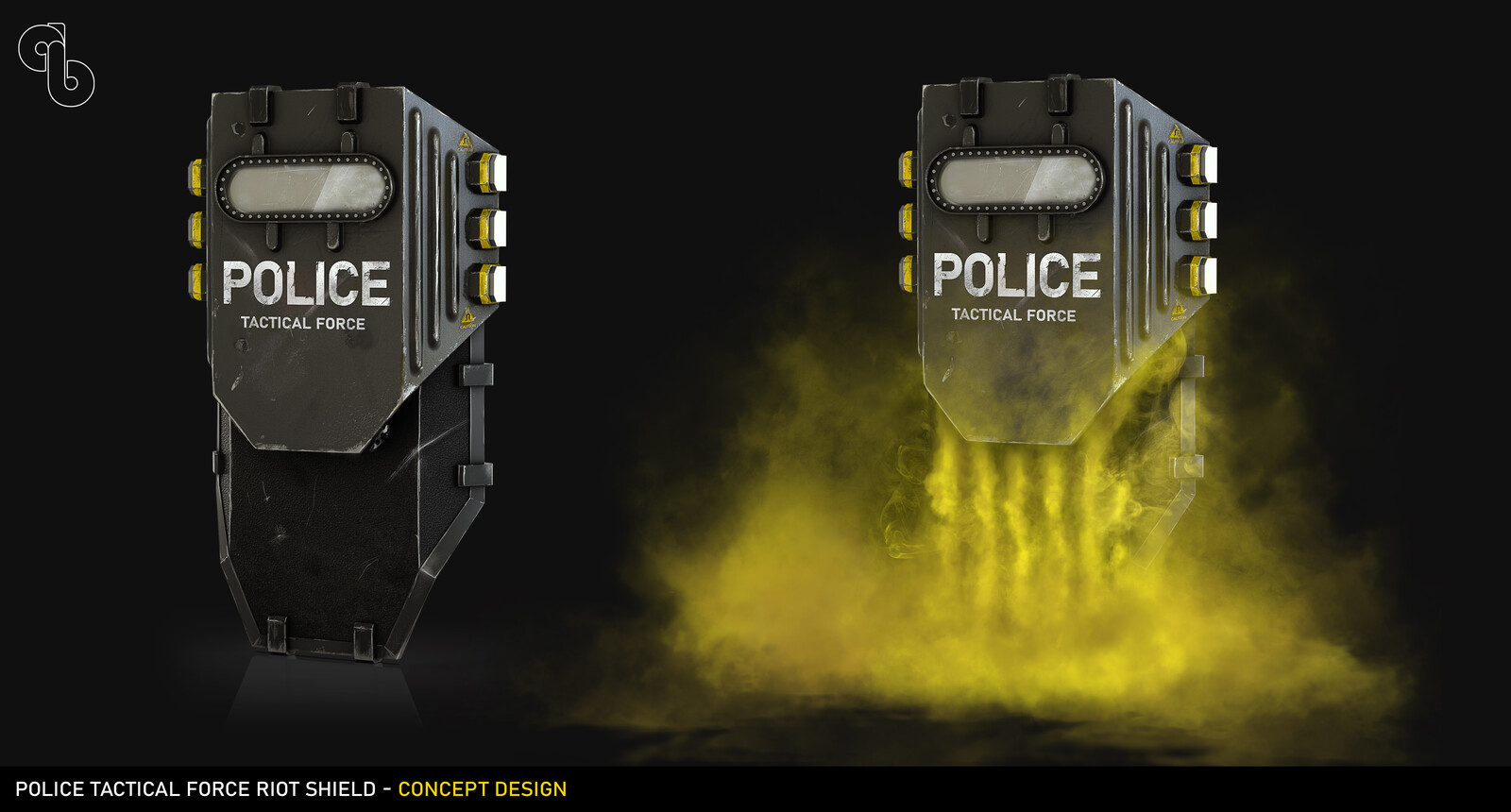 Police Tactical Force Riot Shield