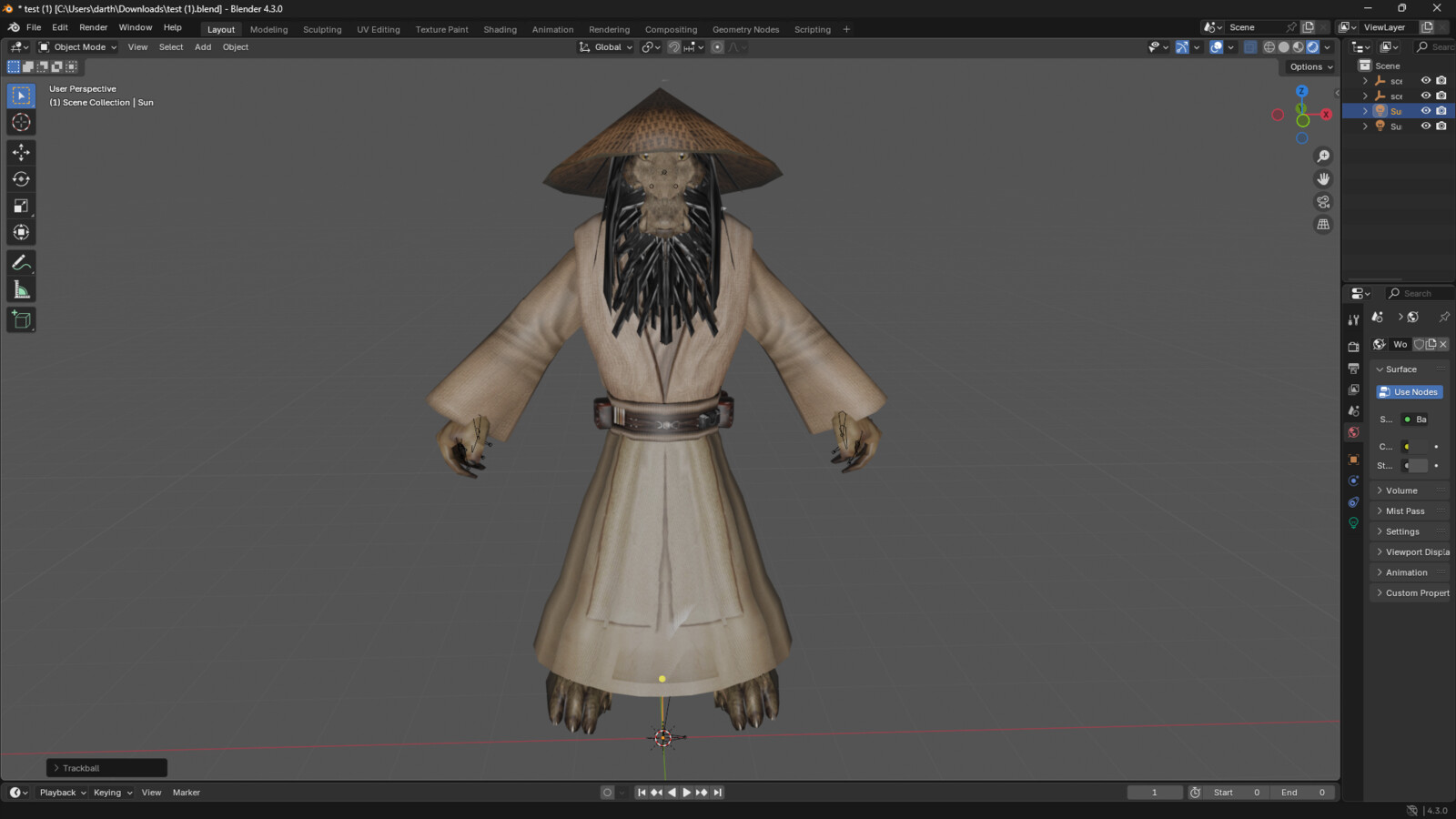 Jedi Master K'Kruhk Model Updates