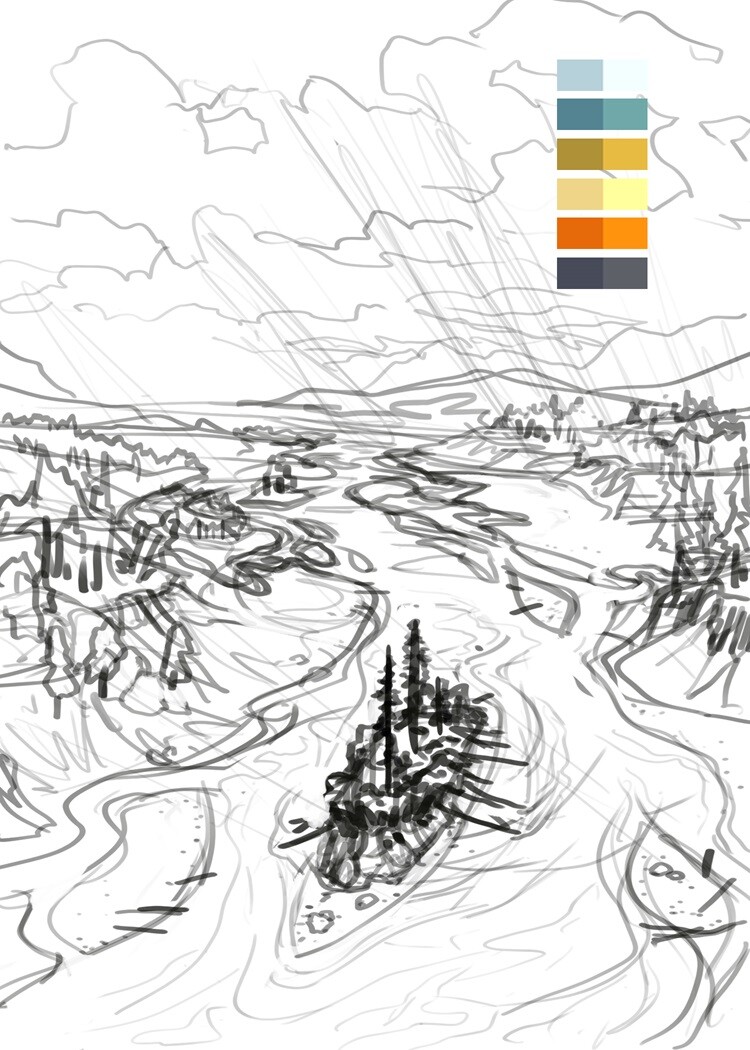 Freighter sketch