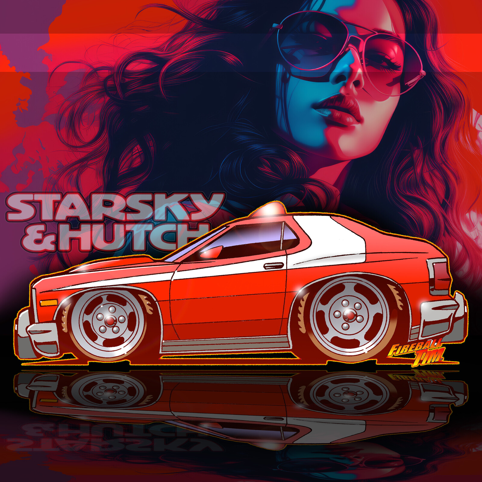 Starsky &amp; Hutch Torino by Fireball Tim Garage