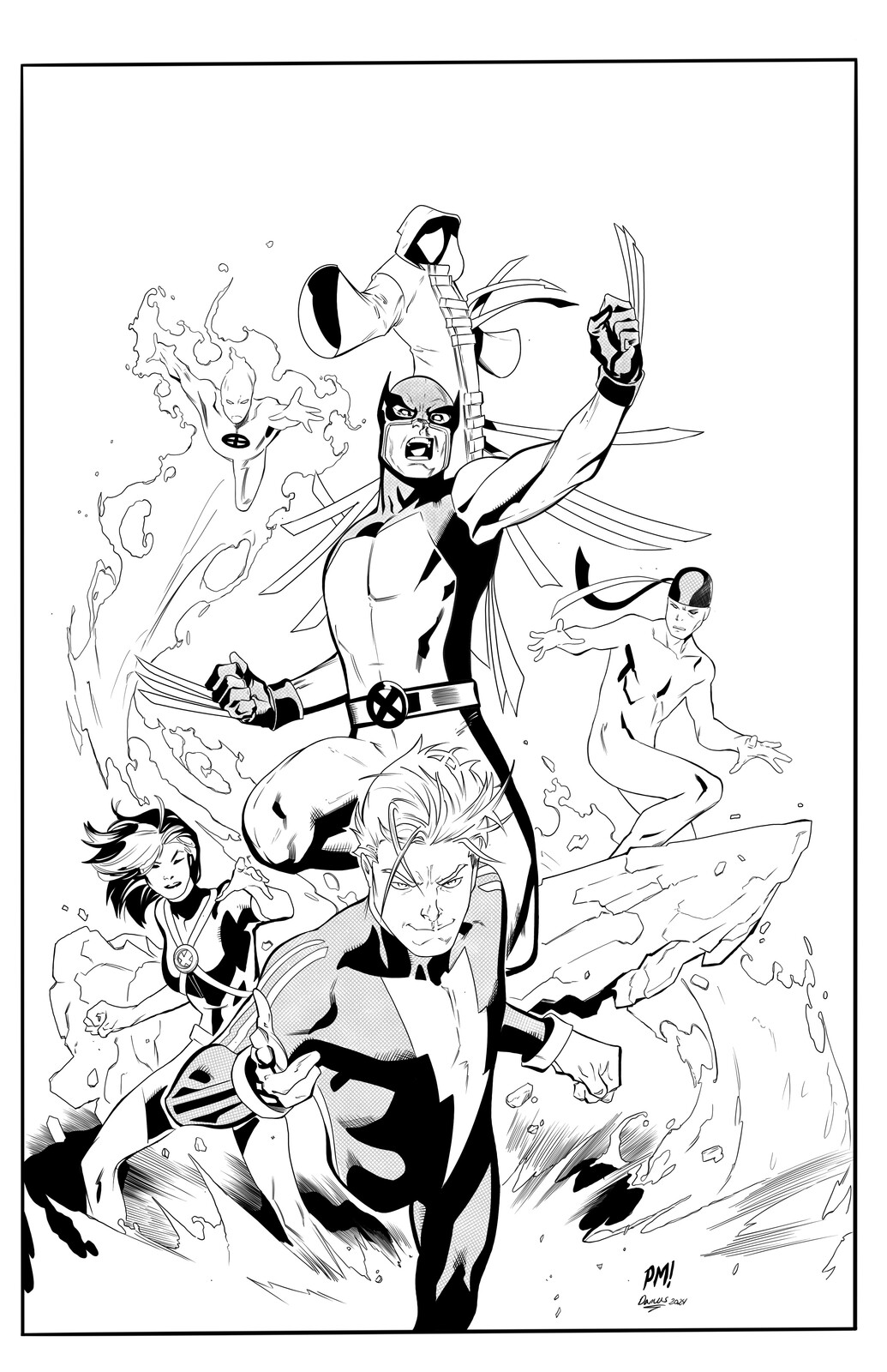 My inks over the talented Paco Medina’s pencils