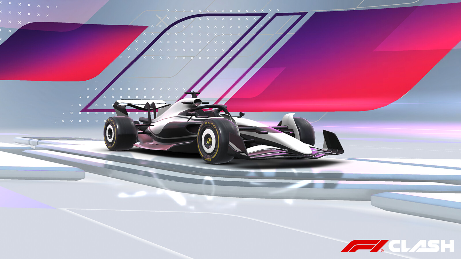 Modelling, materials and integration on the F1 Clash homescreen environment