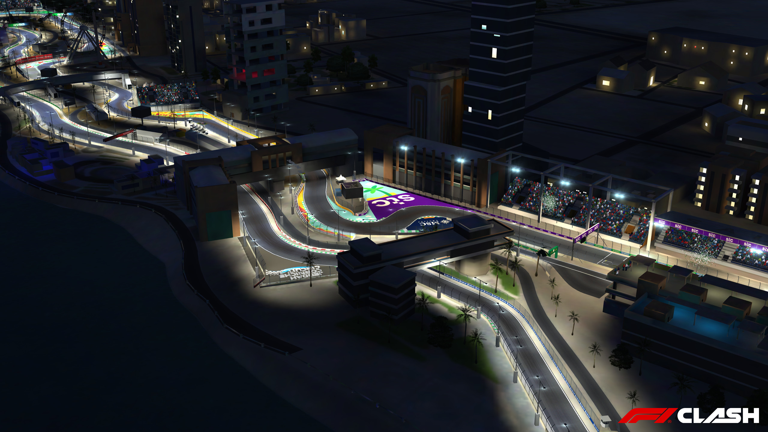 Lighting, integration and outsource management on Jeddah Corniche Circuit