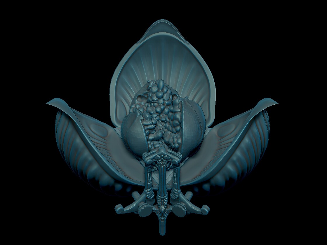 Chalice pieces in ZBrush