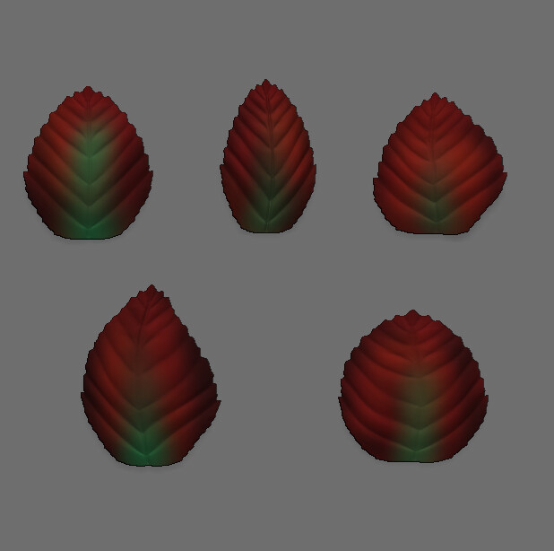 Leaves in zbrush