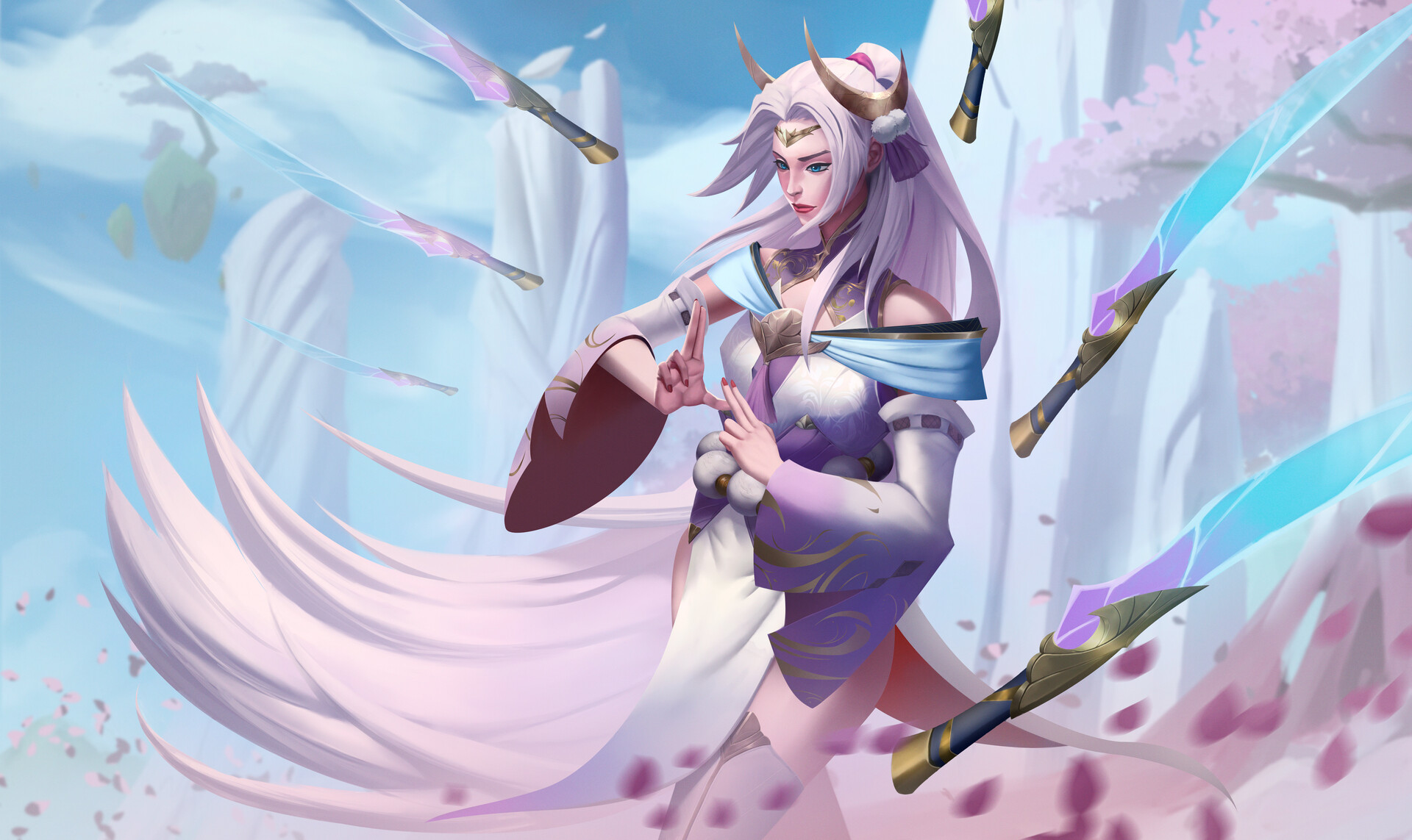 ArtStation Spirit Blossom Irelia, Fan art, League of Legends