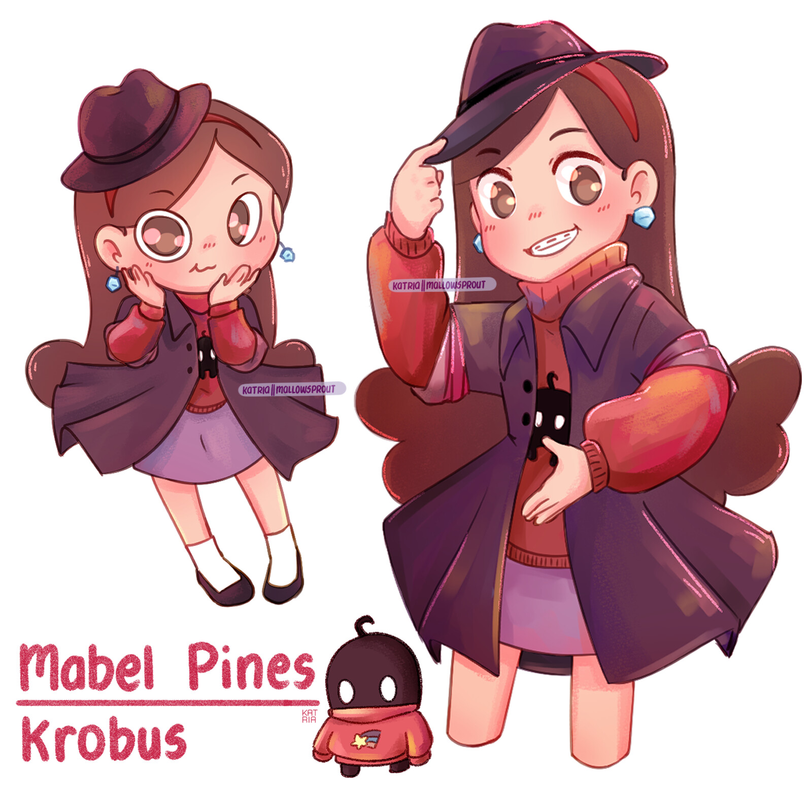 Mabel Pines and Krobus