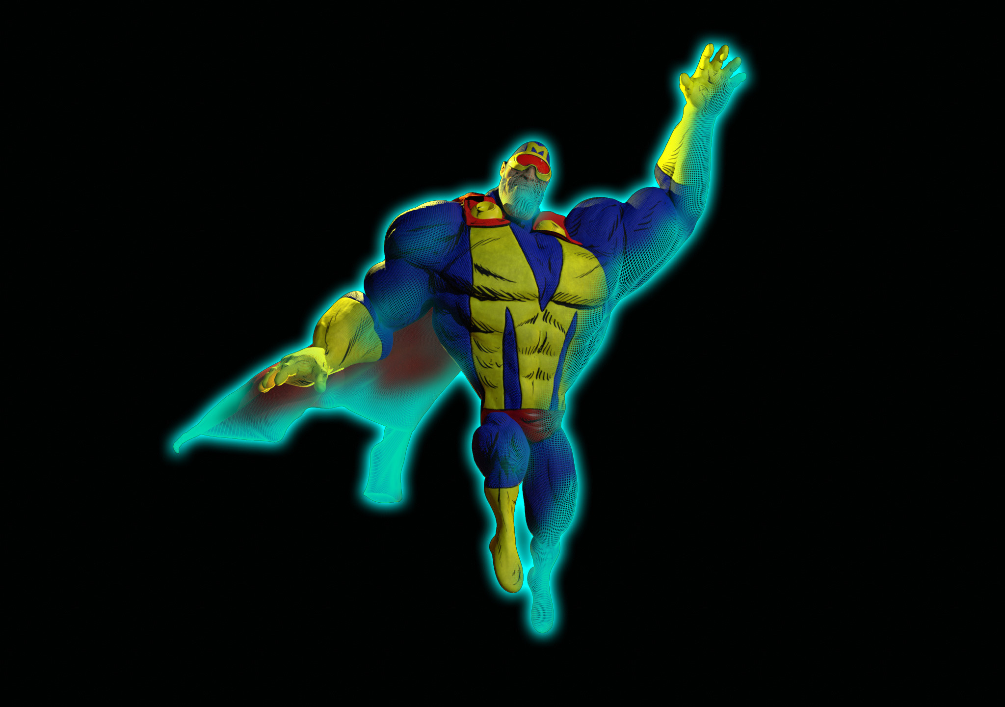 Megaton Man - All artwork by Joseph Miller , Character created by Don Simpson