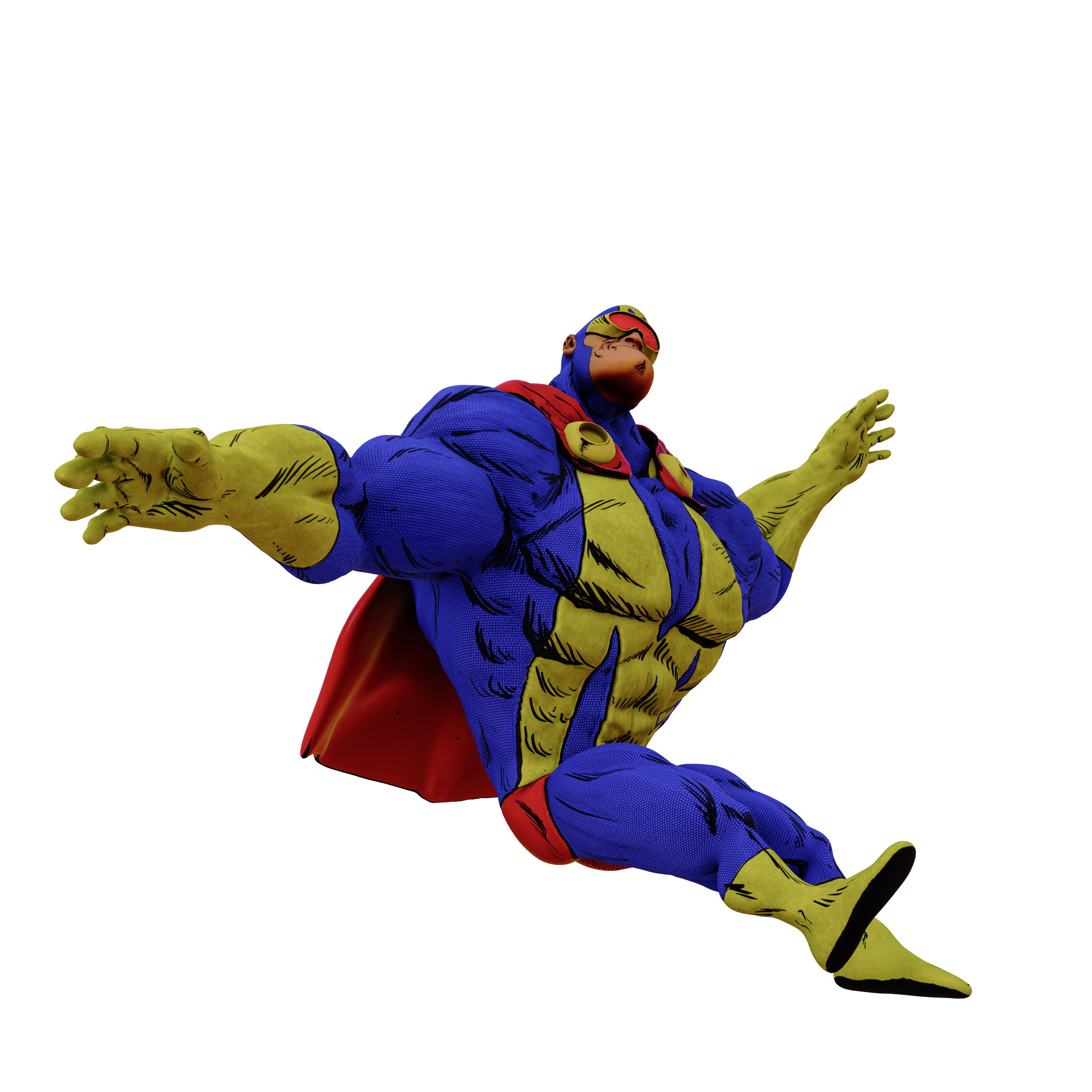 Megaton Man - All artwork by Joseph Miller , Character created by Don Simpson